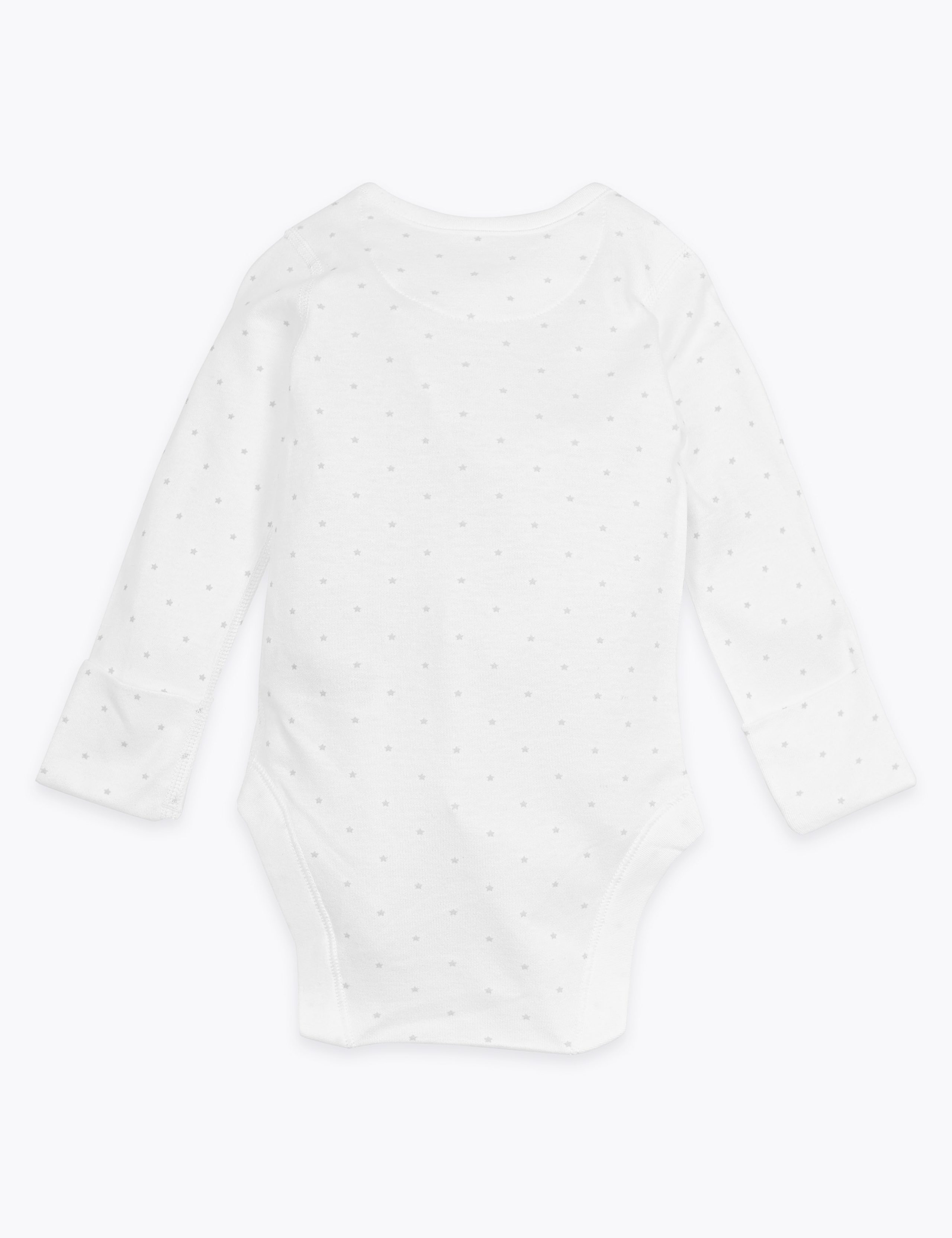 Organic Hello World Star Design Bodysuit (7lbs-12 Mths) 2 of 4