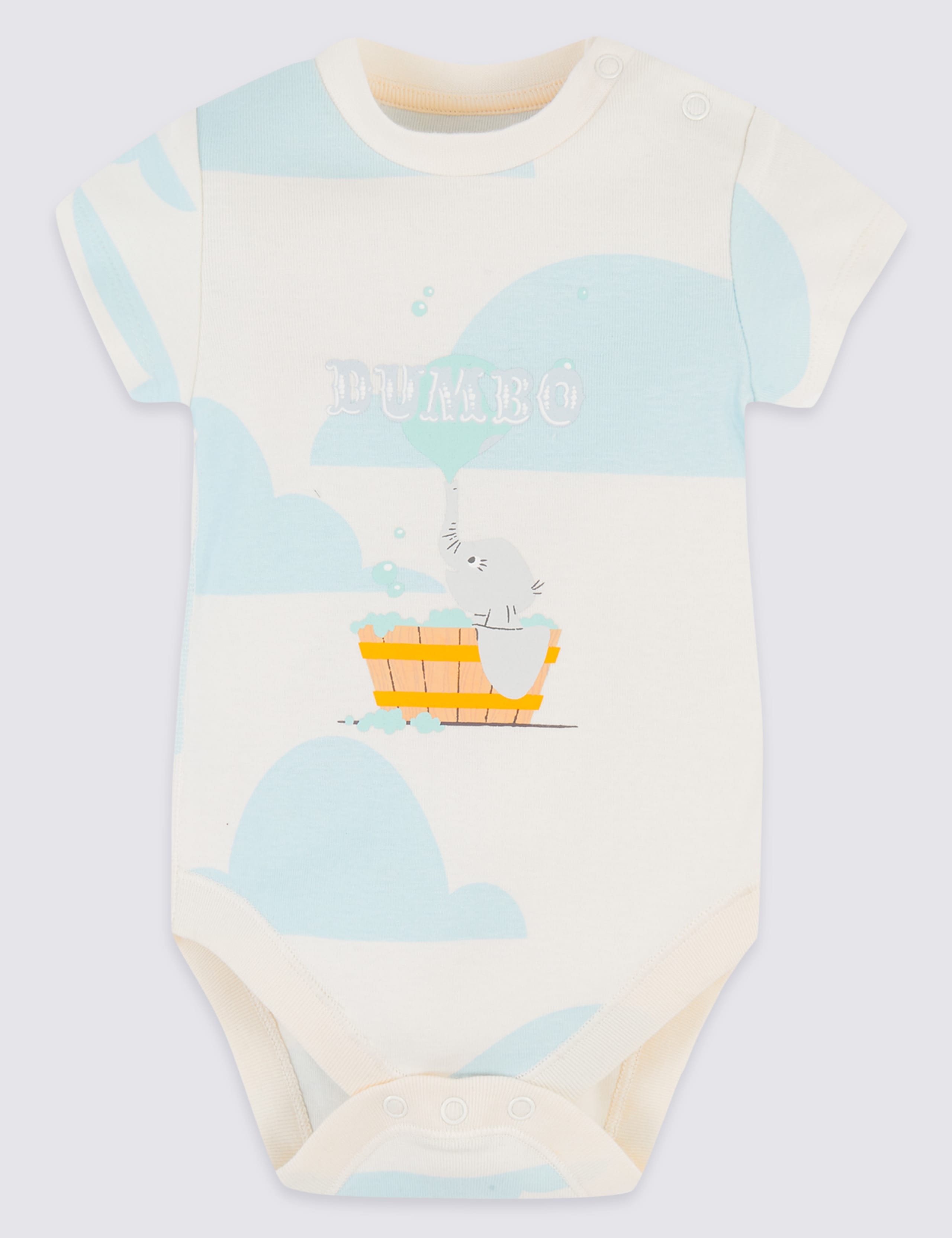 Disney Dumbo™ 3 Pack Pure Cotton Bodysuits 2 of 6
