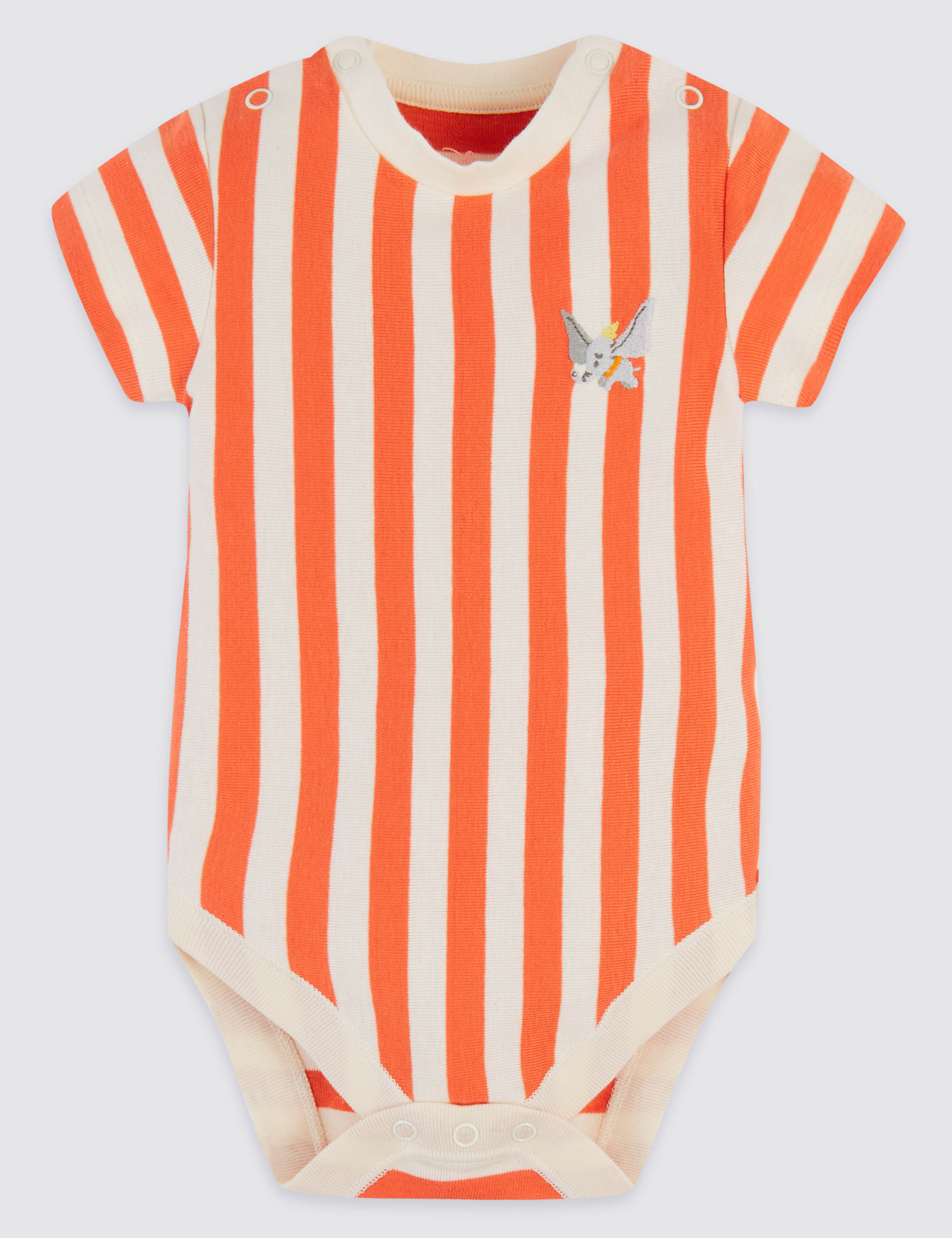 Disney Dumbo™ 3 Pack Pure Cotton Bodysuits 3 of 6