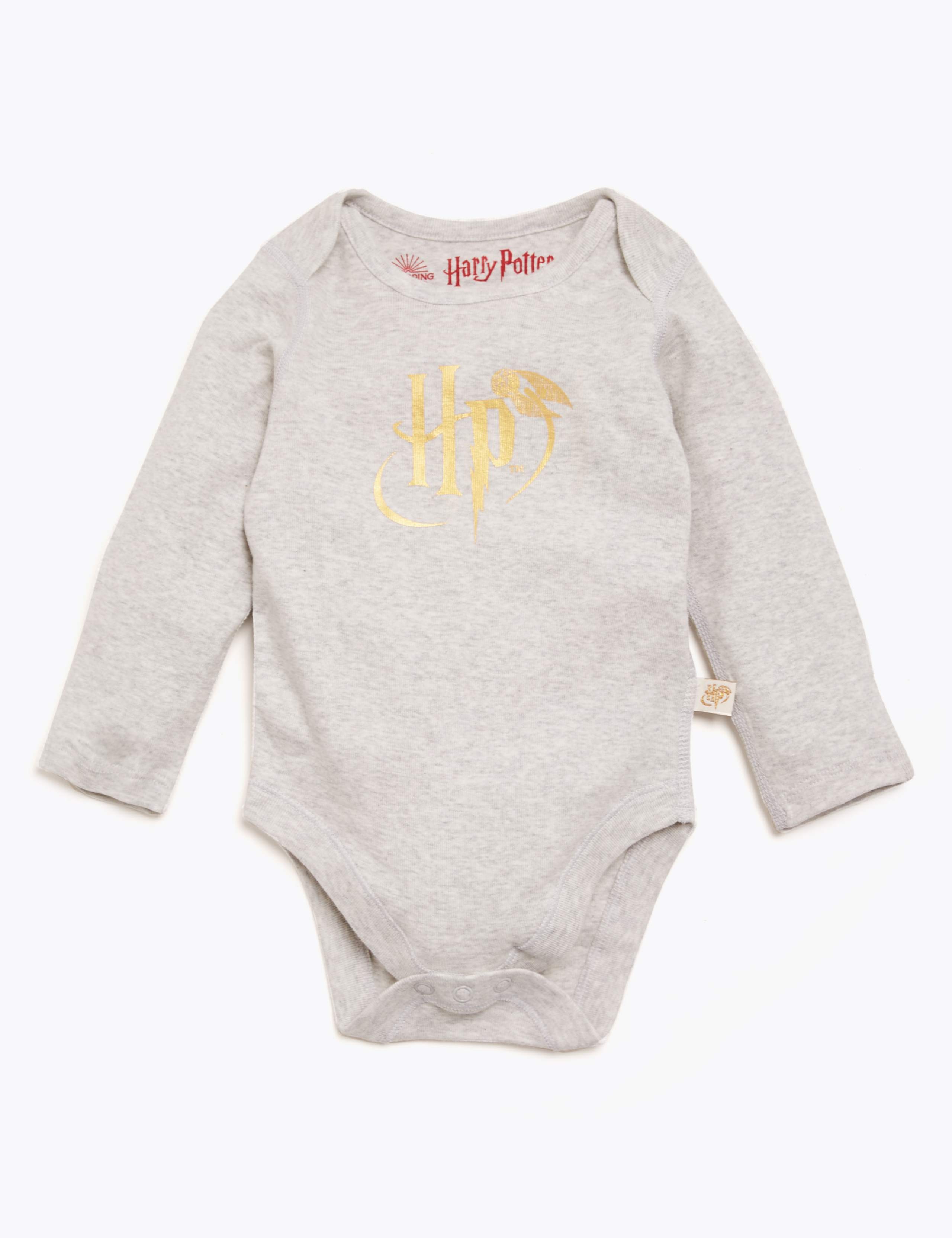 3pk Harry Potter™ Pure Cotton Bodysuits (7lbs-3 Yrs) 3 of 7