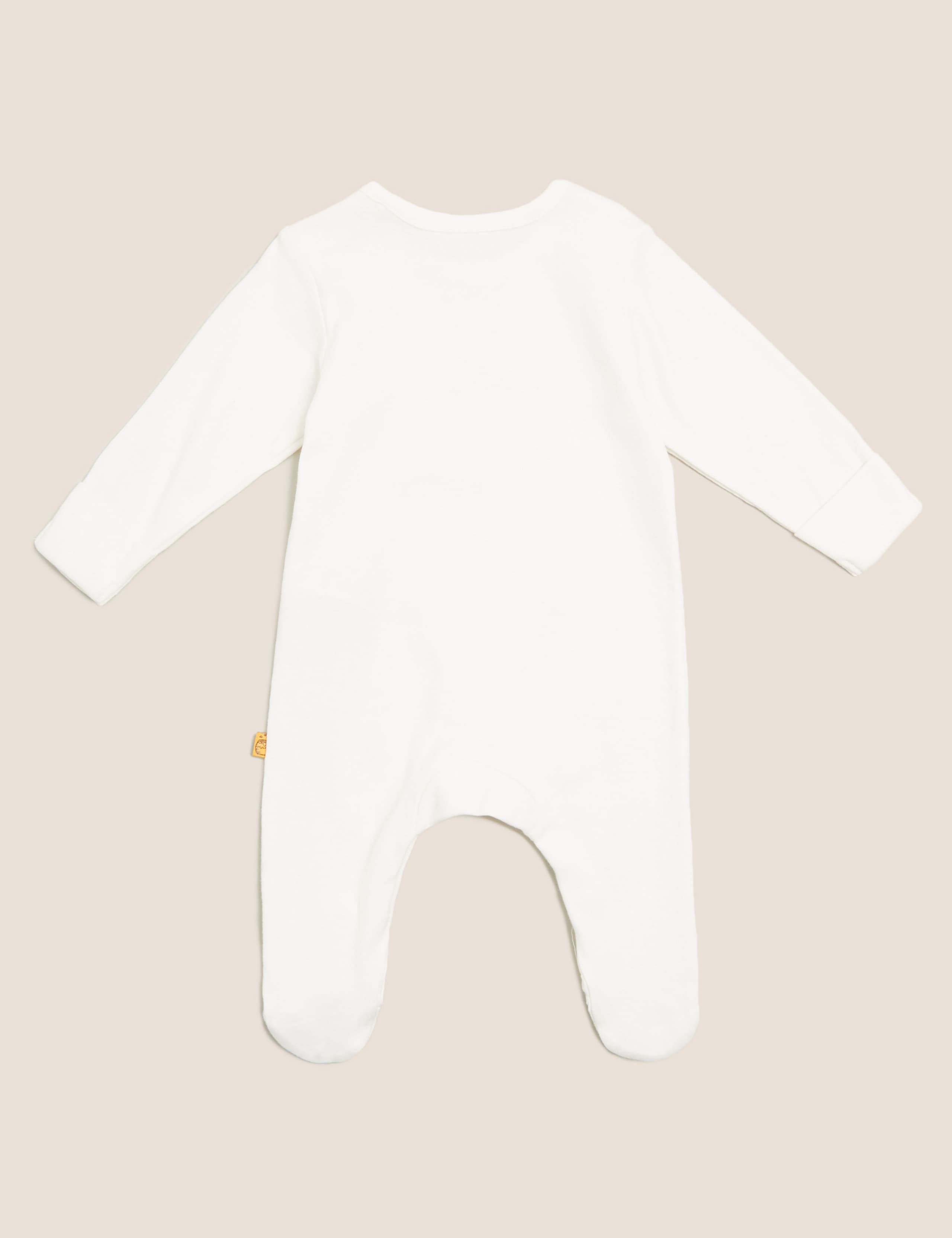 2pk Pure Cotton Winnie the Pooh™ Sleepsuits (0-3 Yrs) 4 of 8