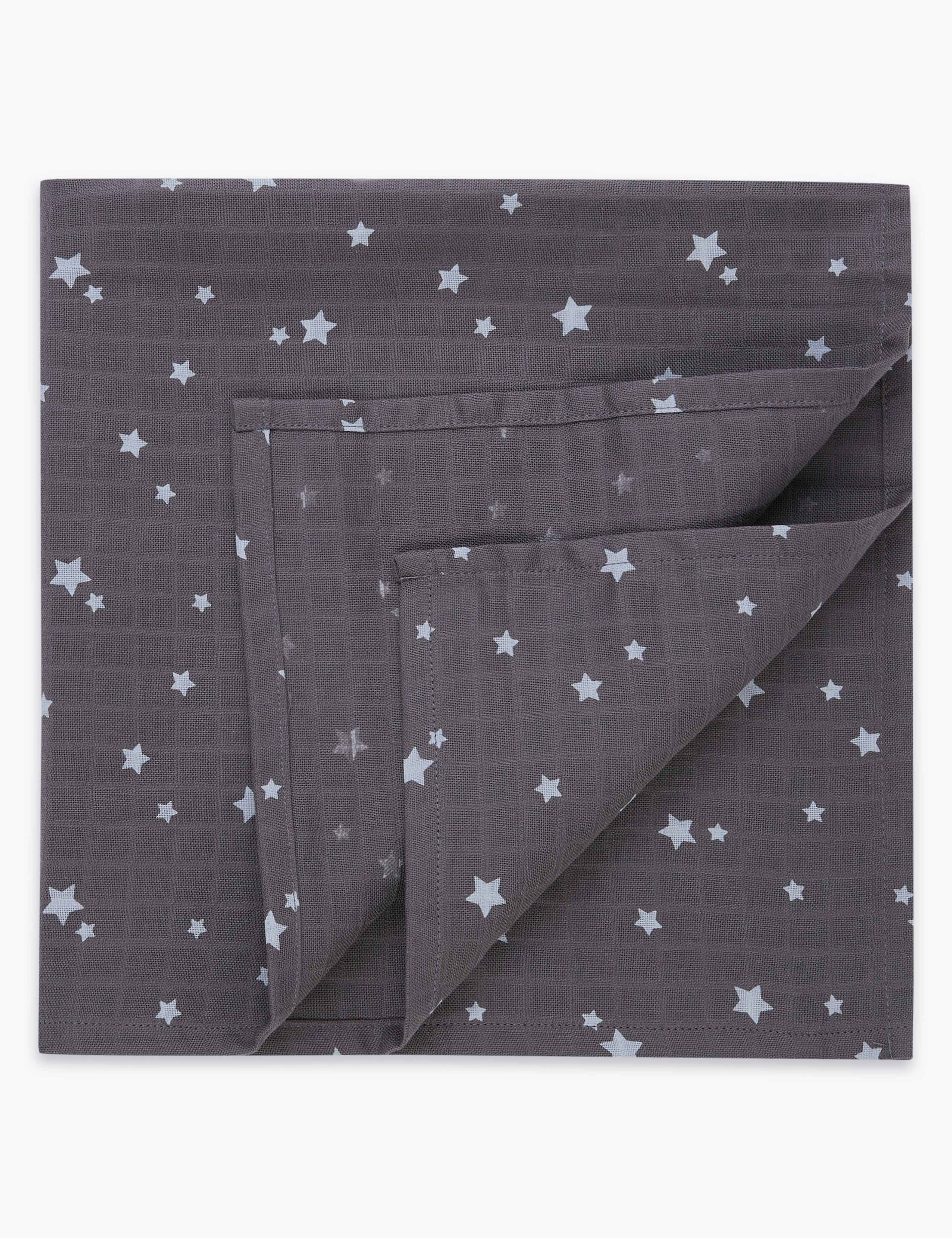 5 Pack Cotton Muslin Squares 2 of 6