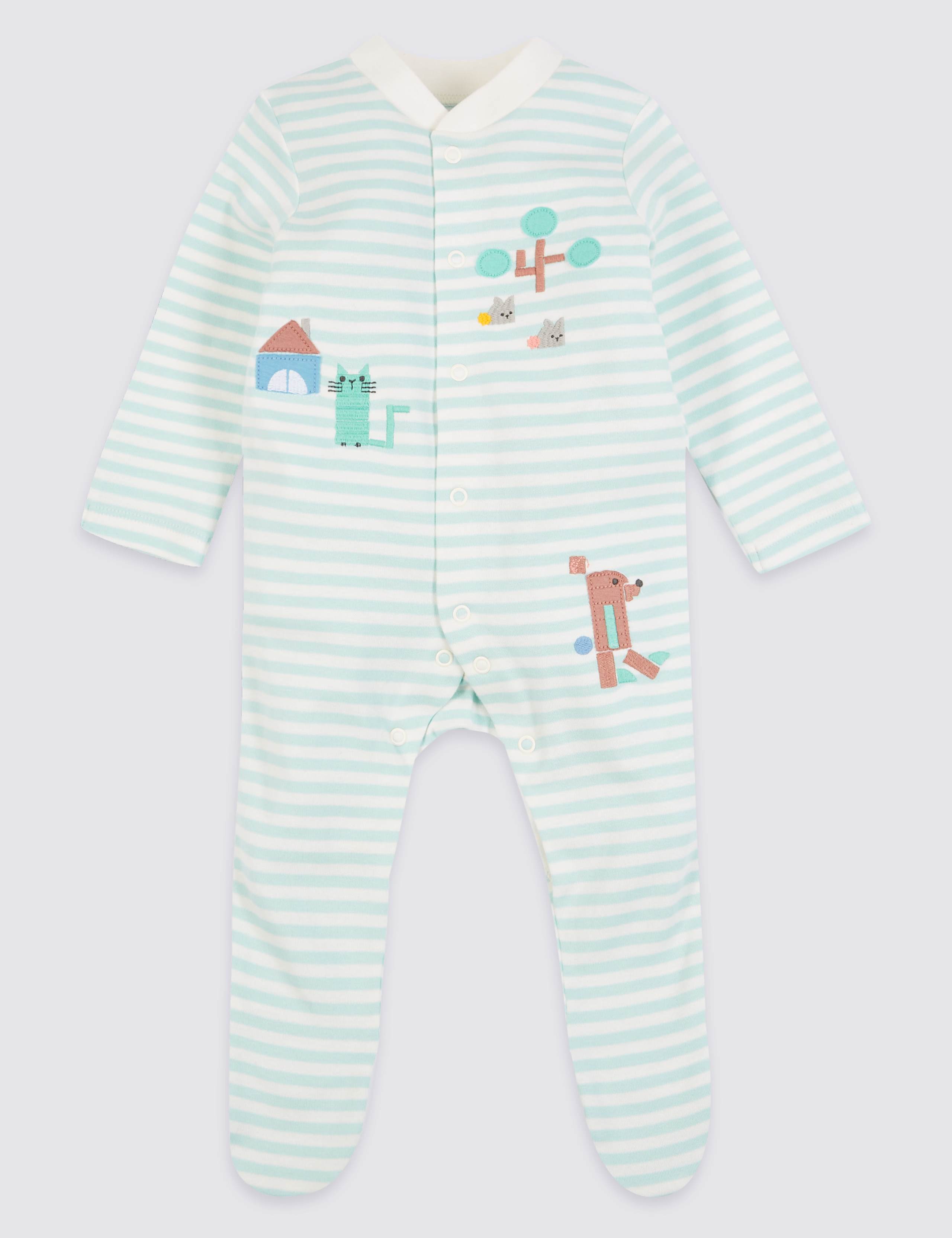 5 Piece Pure Cotton Newborn Essential Set 2 of 6