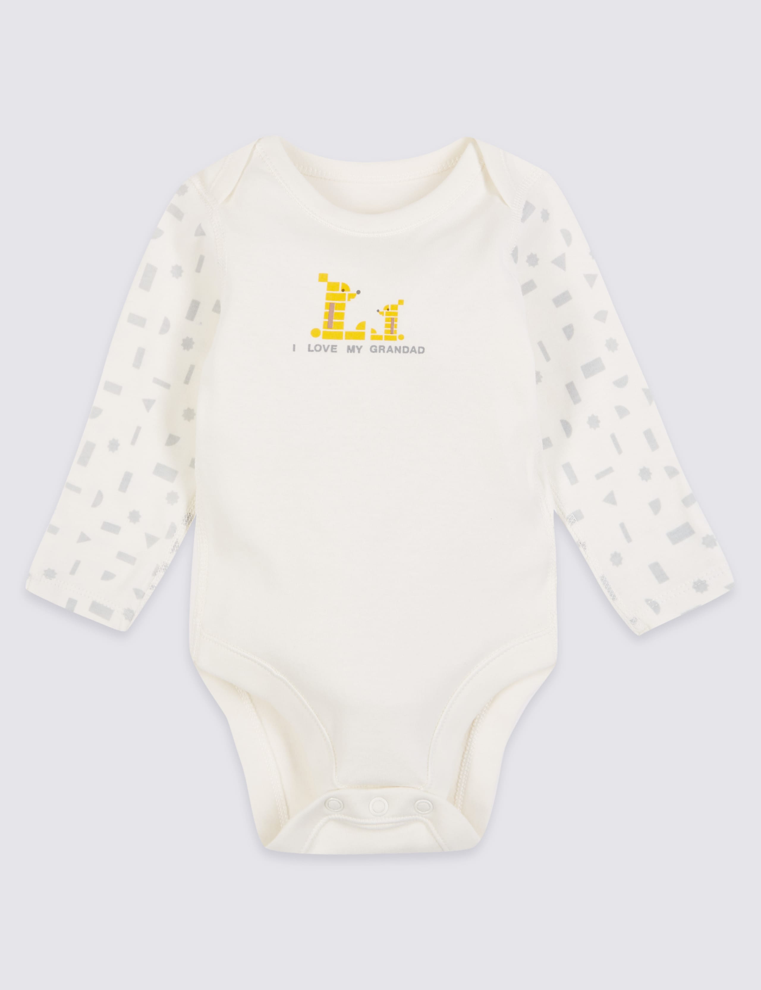 Pure Cotton I Love My Grandad Bodysuit 1 of 5