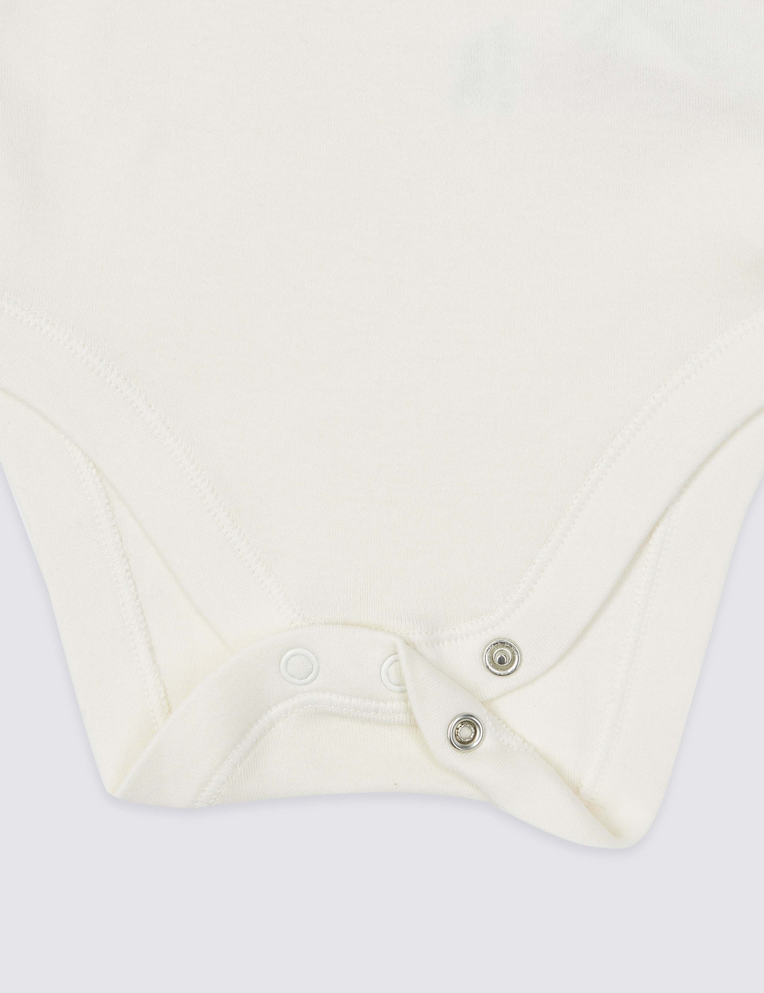 3 Pack Peter Rabbit™ Pure Cotton Bodysuits 8 of 8