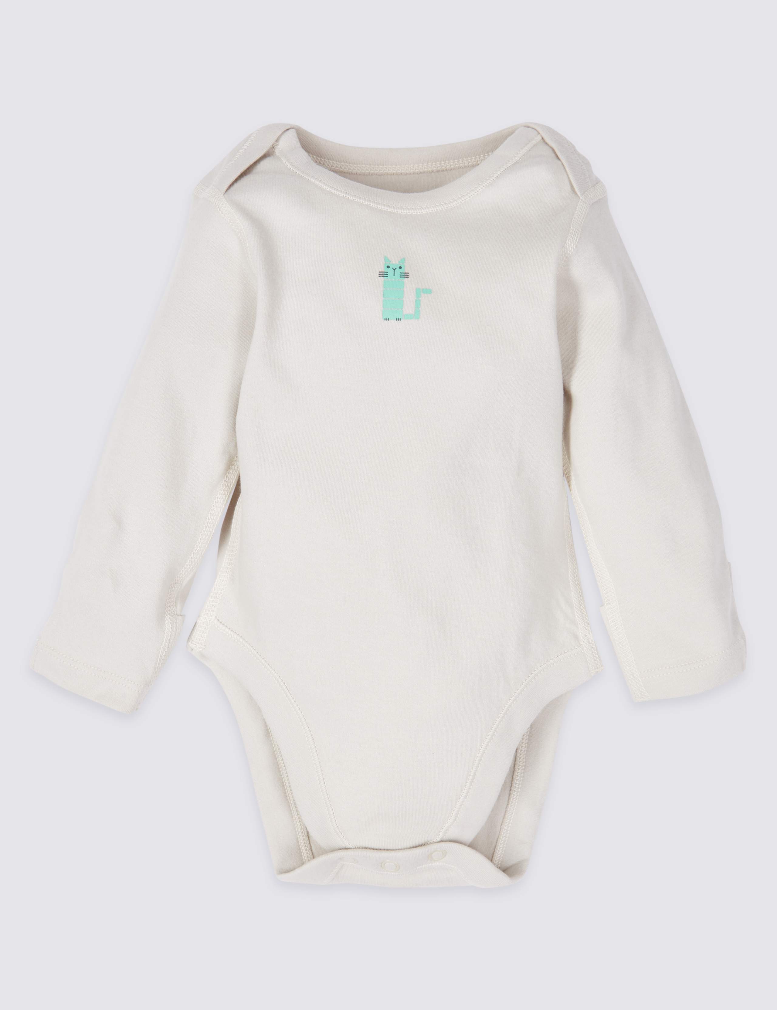 5 Pack Pure Cotton Bodysuits 3 of 8