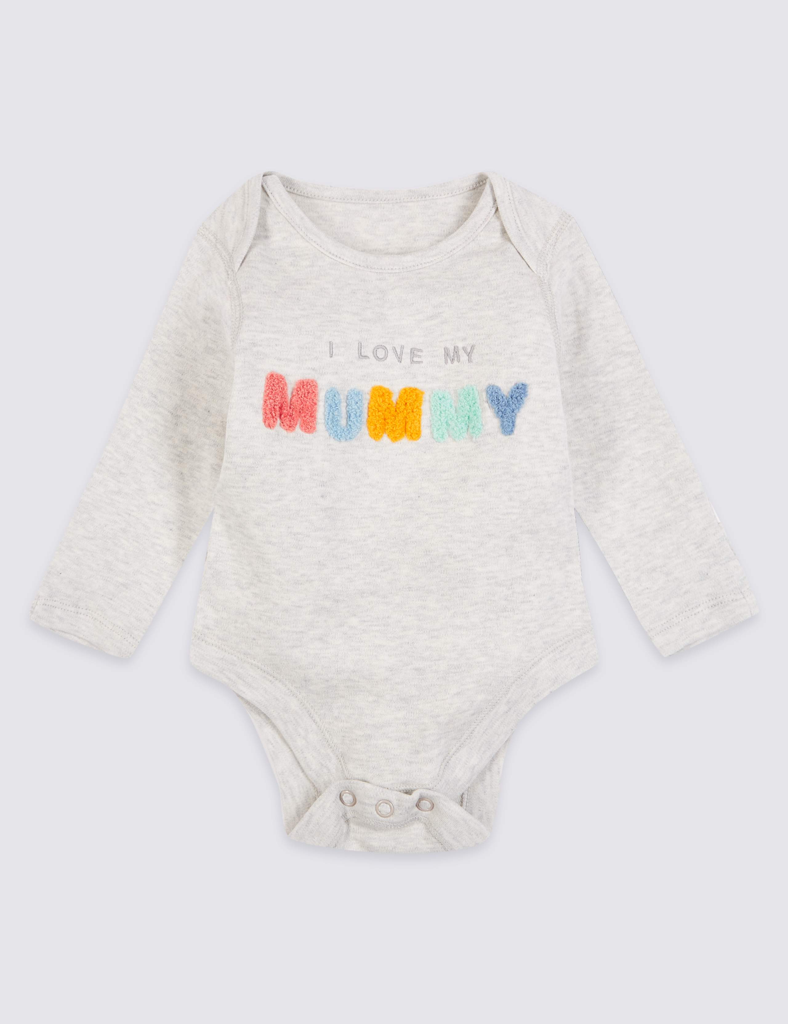 Pure Cotton I Love My Mummy Bodysuit 1 of 5