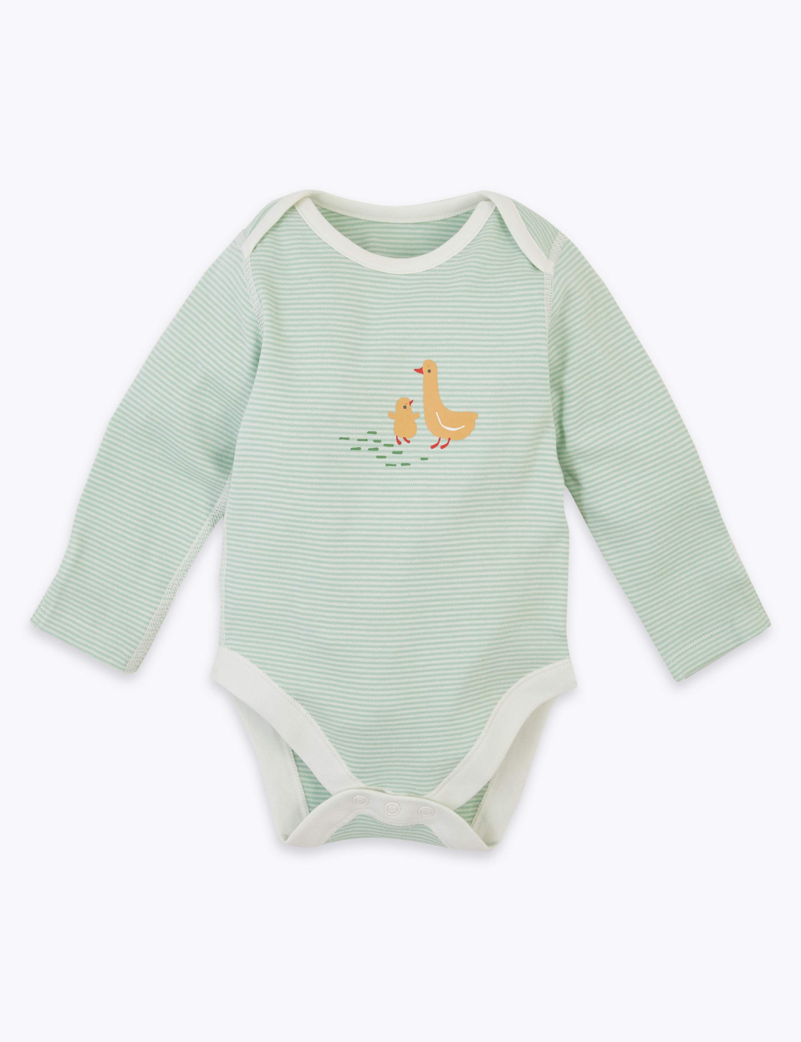 5 Pack Cotton Farmyard Bodysuits (6½lbs-3 Yrs) 2 of 9