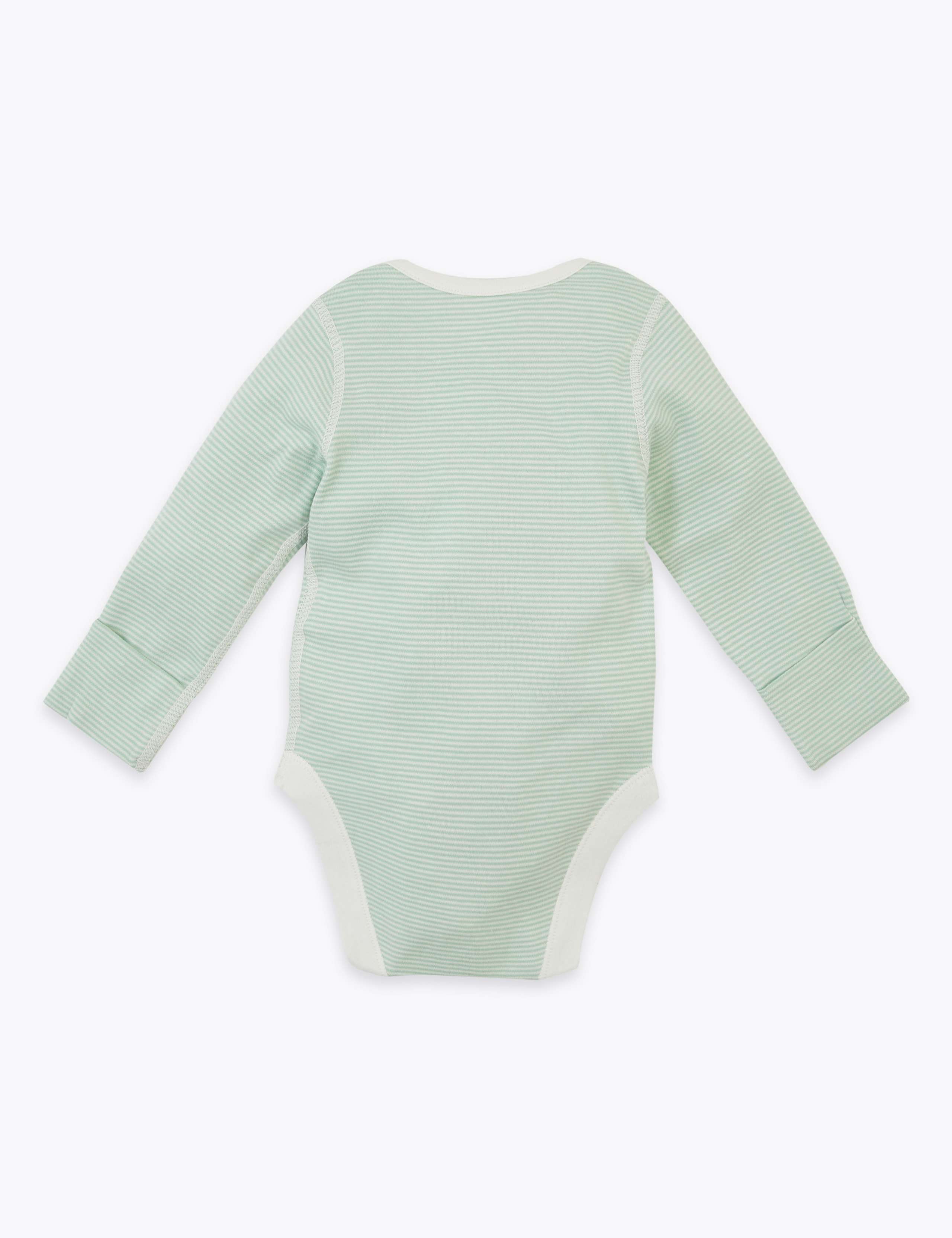 5 Pack Cotton Farmyard Bodysuits (6½lbs-3 Yrs) 7 of 9