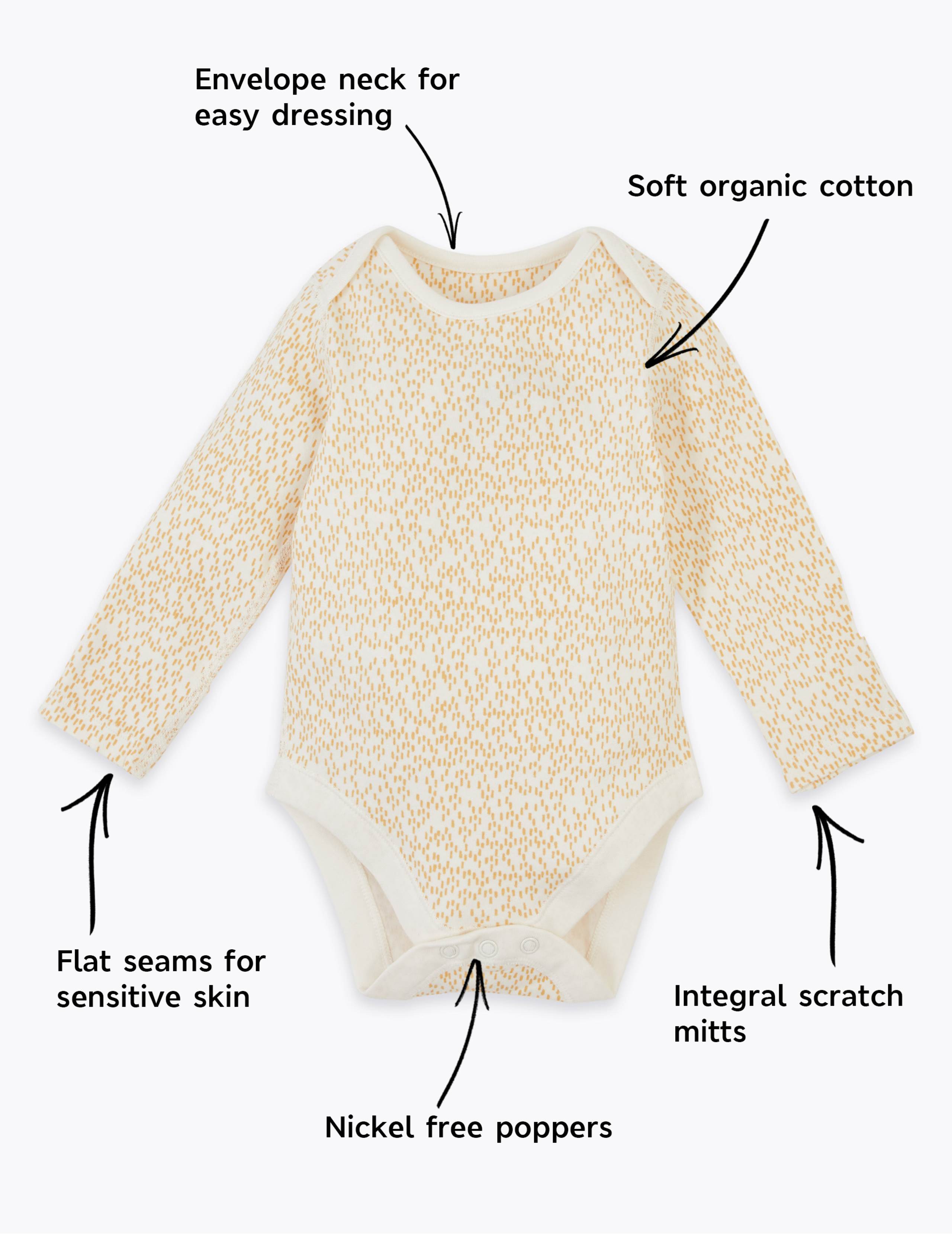 5 Pack Cotton Farmyard Bodysuits (6½lbs-3 Yrs) 9 of 9