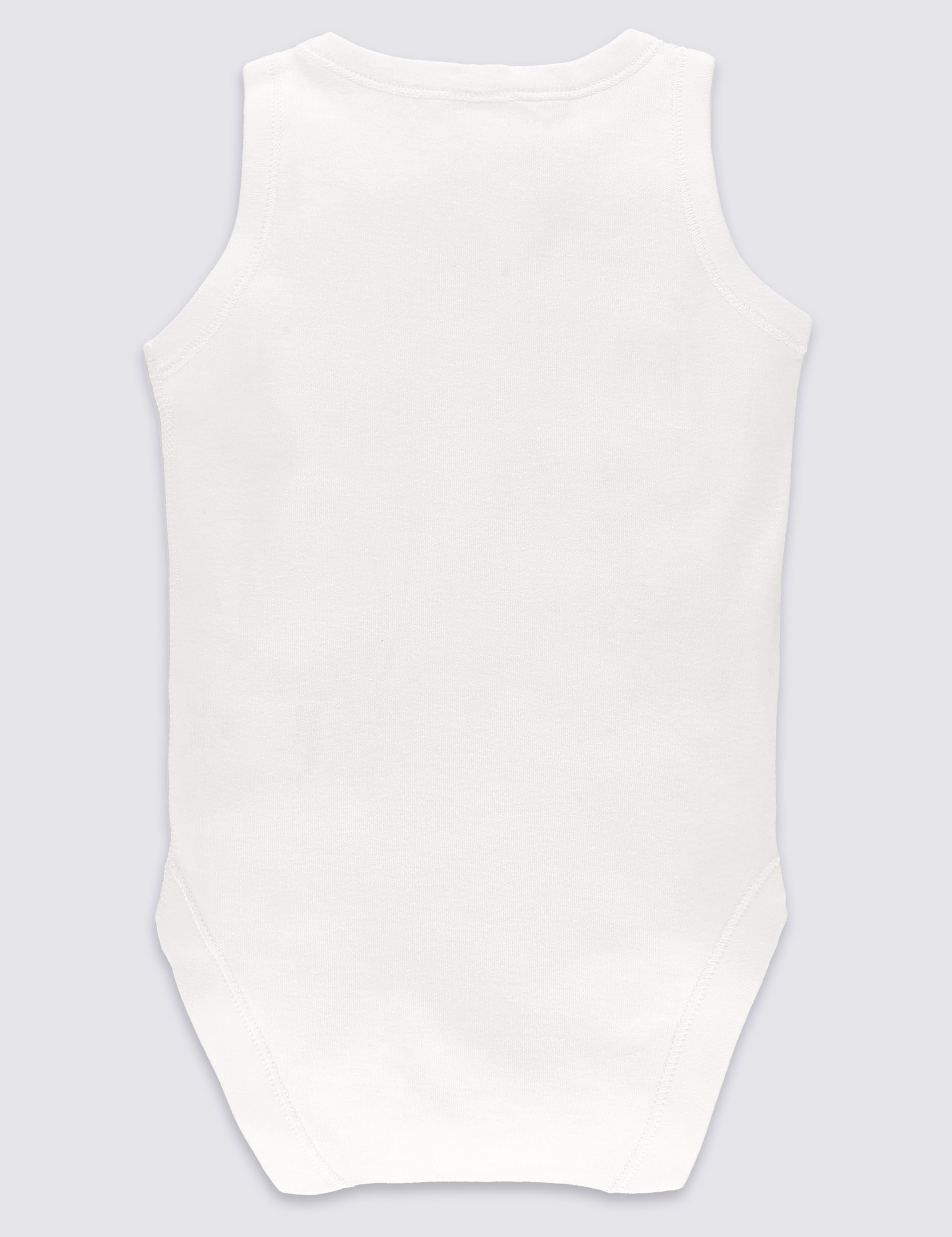 7 Pack Unisex Pure Cotton Bodysuits 3 of 4