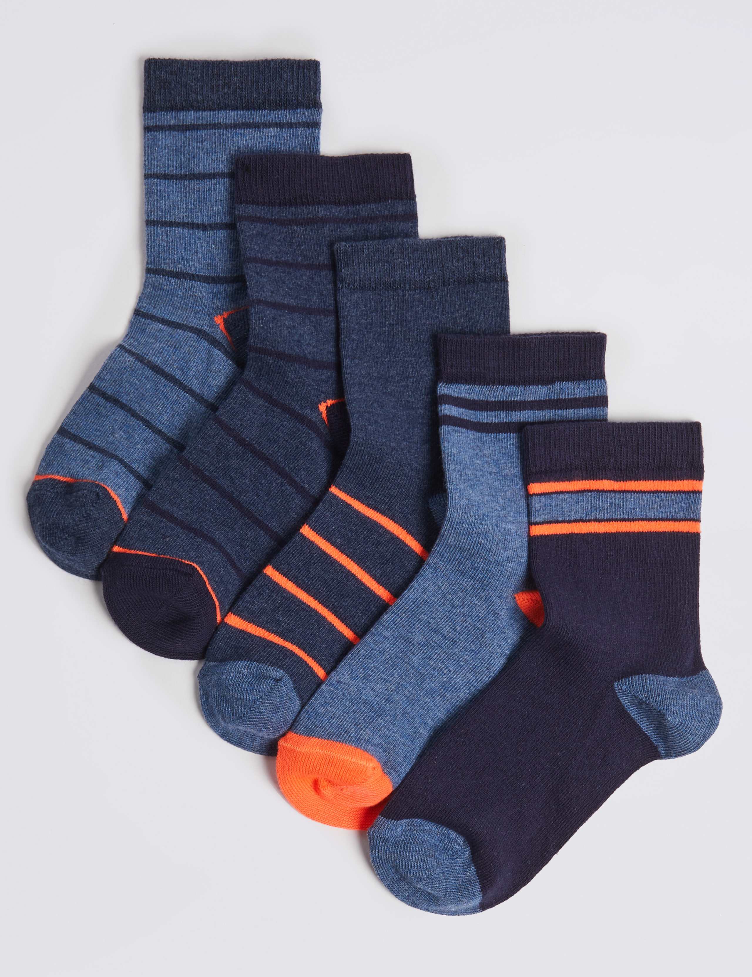 5 Pairs of Striped Socks 1 of 1