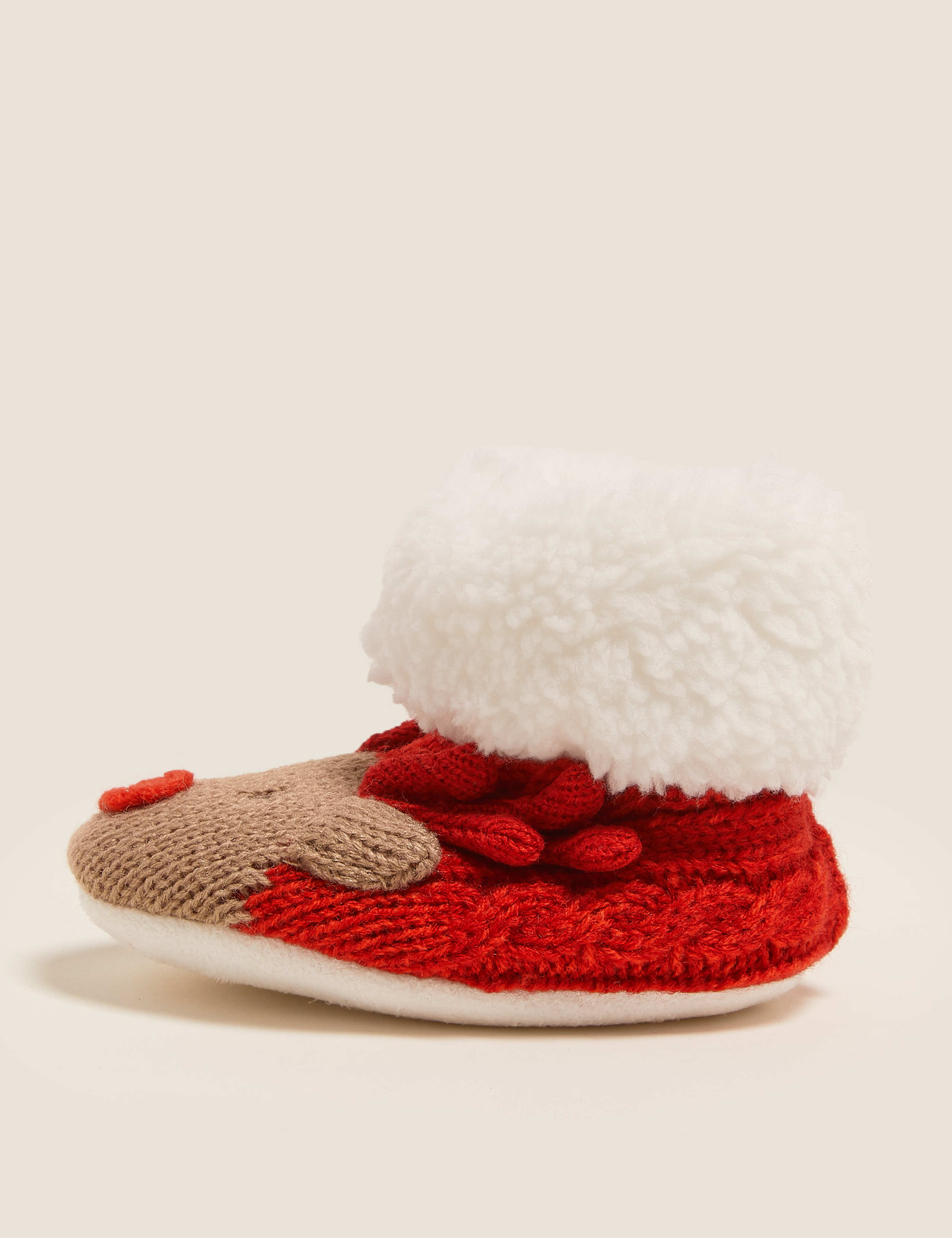 Baby Reindeer Booties (0-2 Yrs) 3 of 4