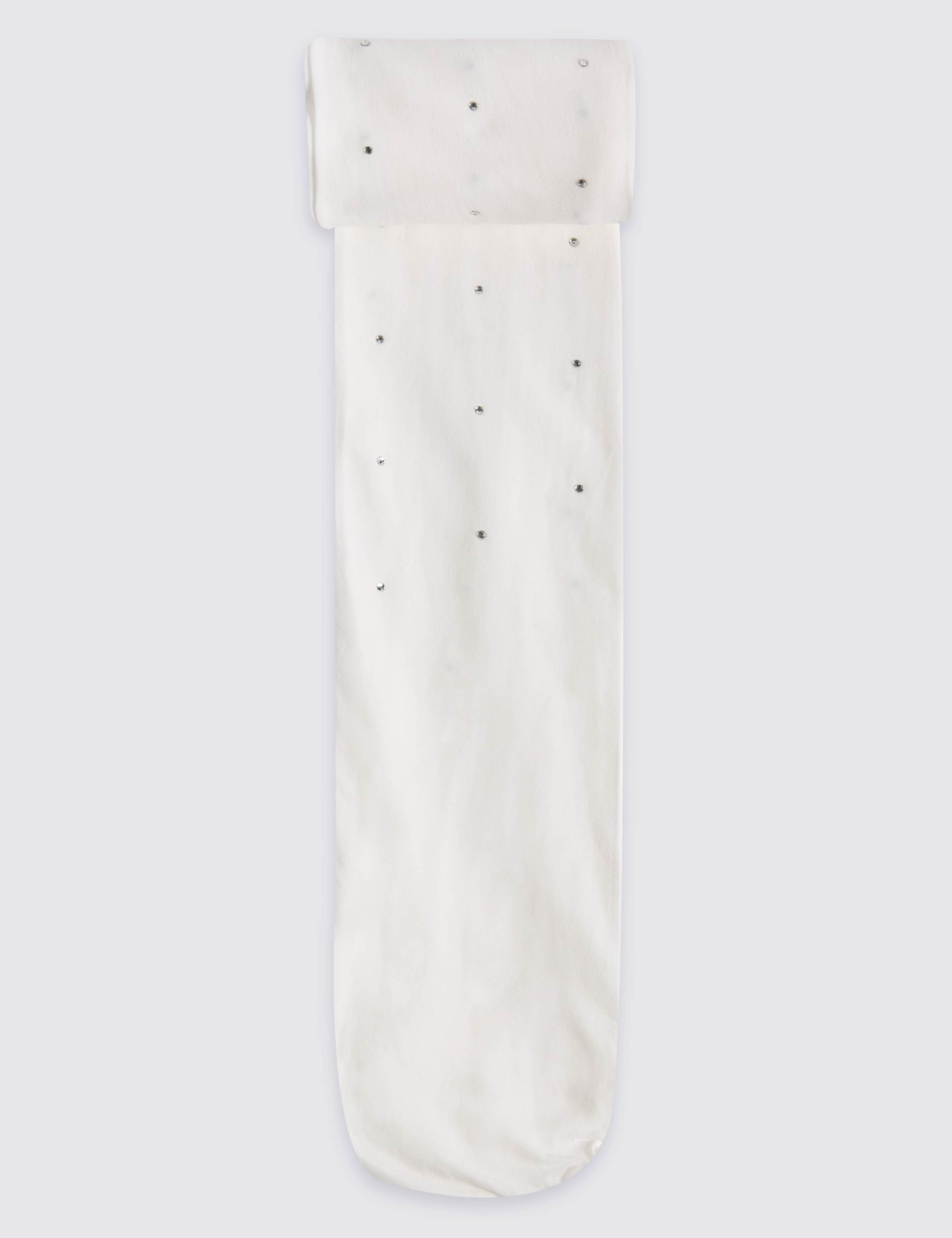 1 Pair of Diamante 40 Denier Opaque Tights 1 of 1