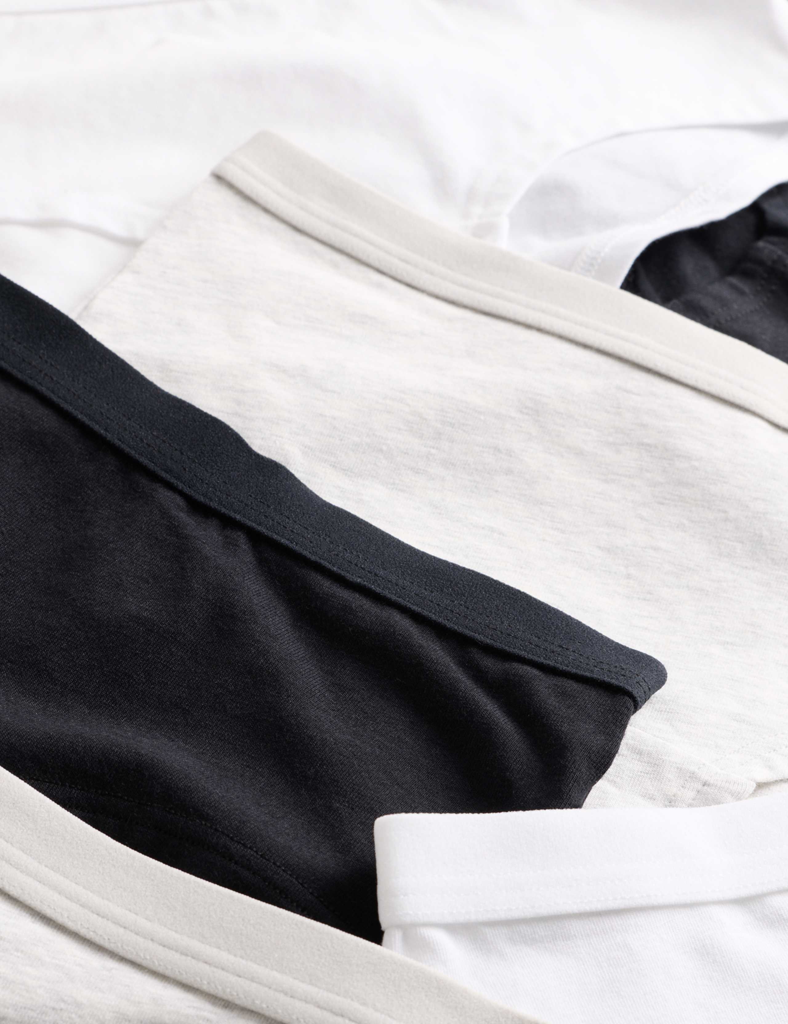 7pk Cotton with Stretch Grey Shorts (5-16 Yrs) 2 of 2