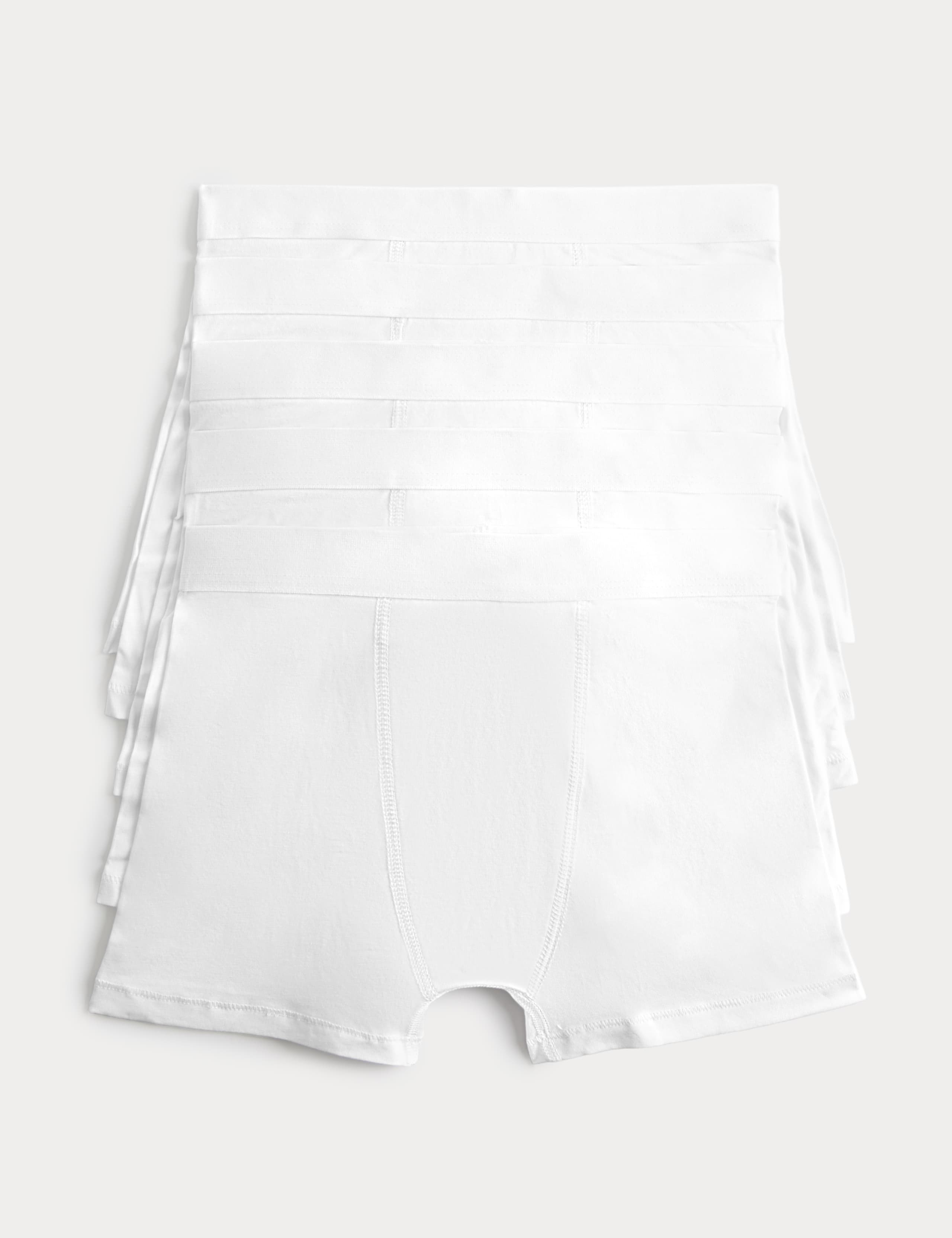 5 Pack Cotton Stretch Trunks (5-16 Yrs) 1 of 2
