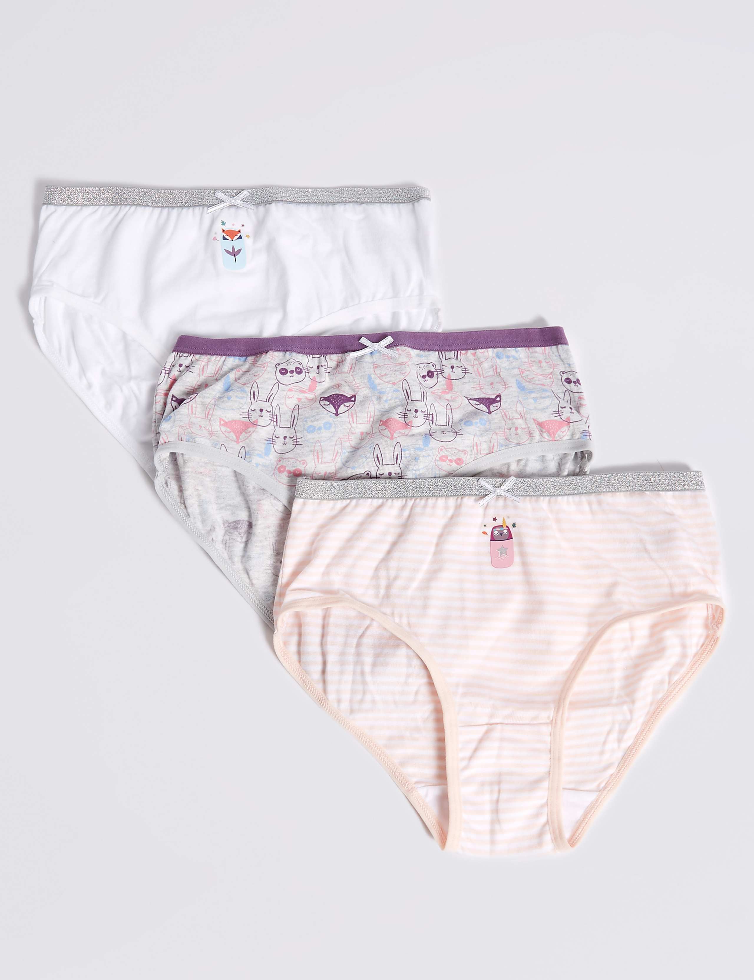 Pure Cotton Briefs (18 Months - 12 Years) 2 of 2