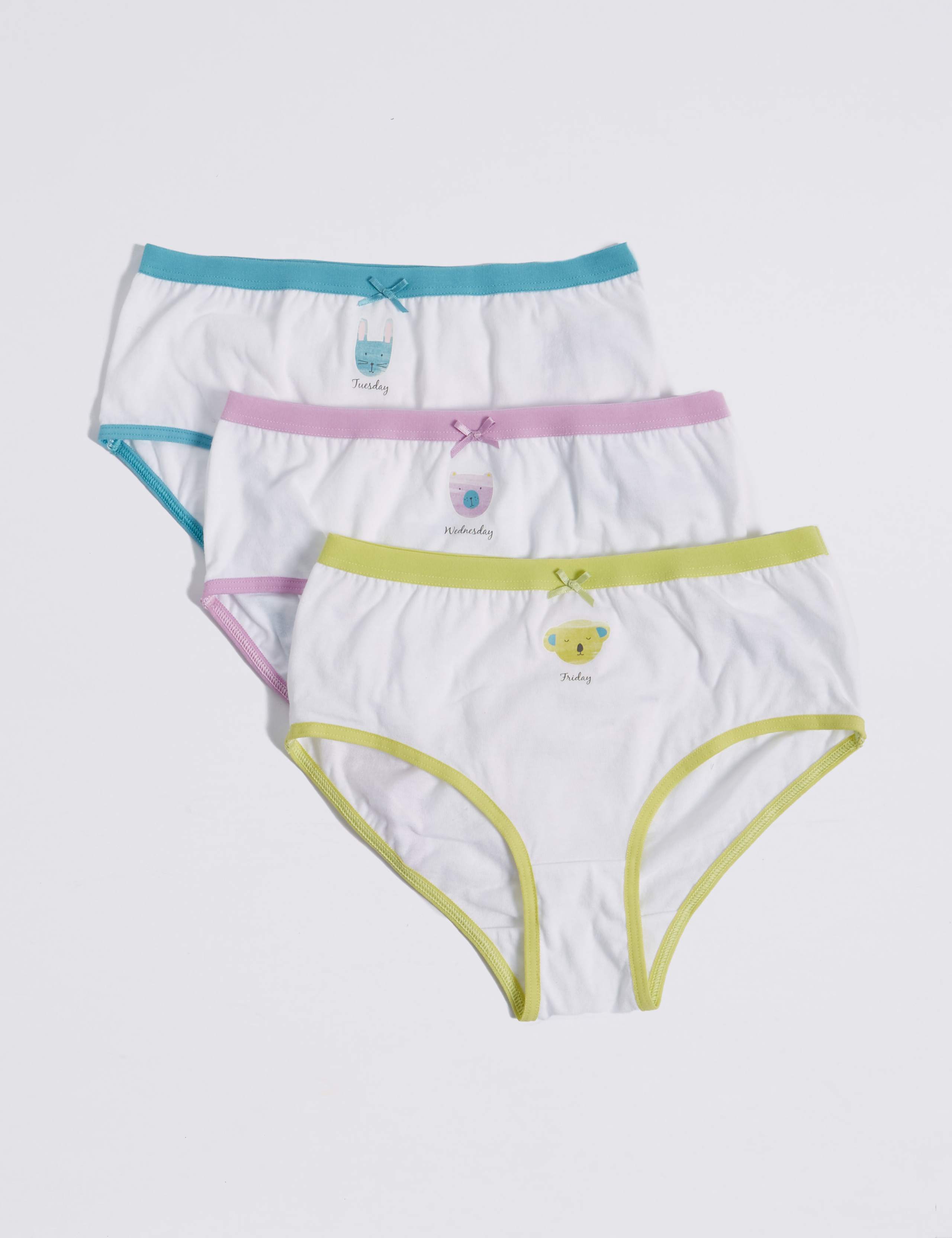 7 Pack Pure Cotton Briefs (18 Months - 12 Years) 2 of 2