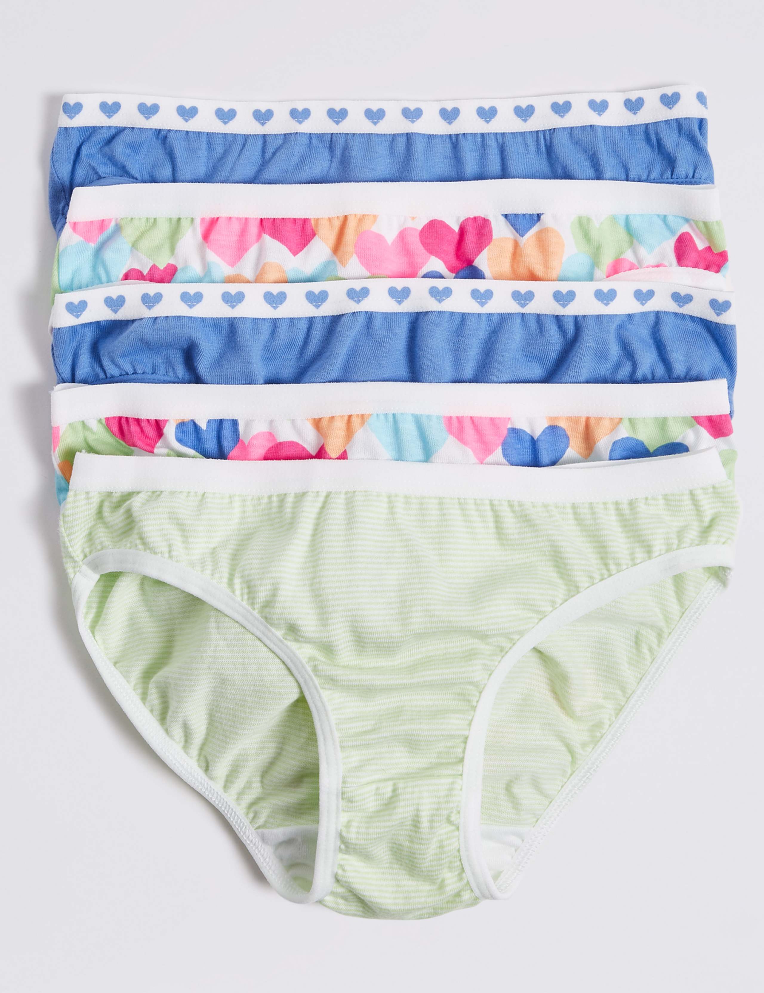 Pure Cotton Bikini Knickers (6-16 Years) 1 of 2