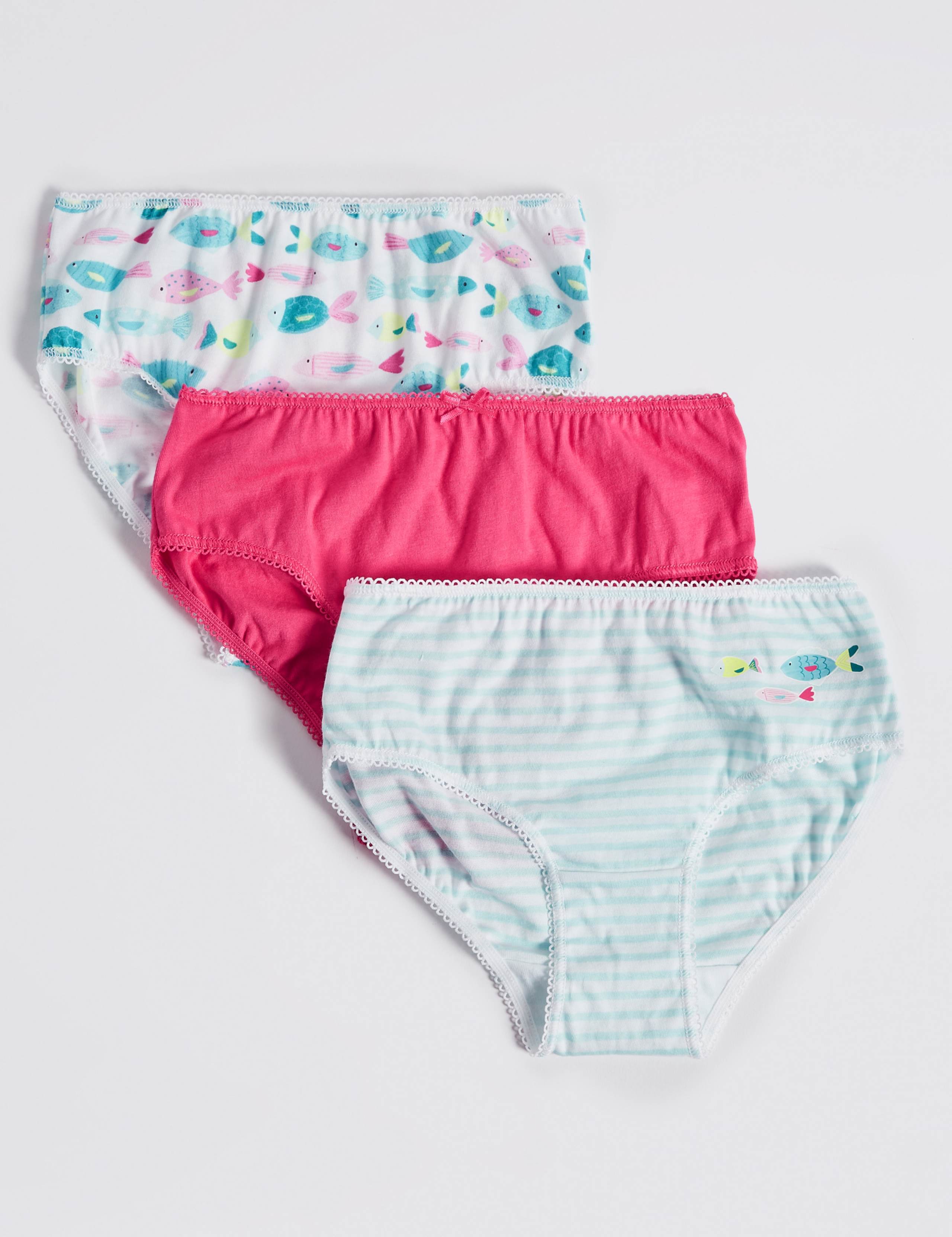 5 Pack Pure Cotton Briefs (18 Months - 12 Years) 2 of 2