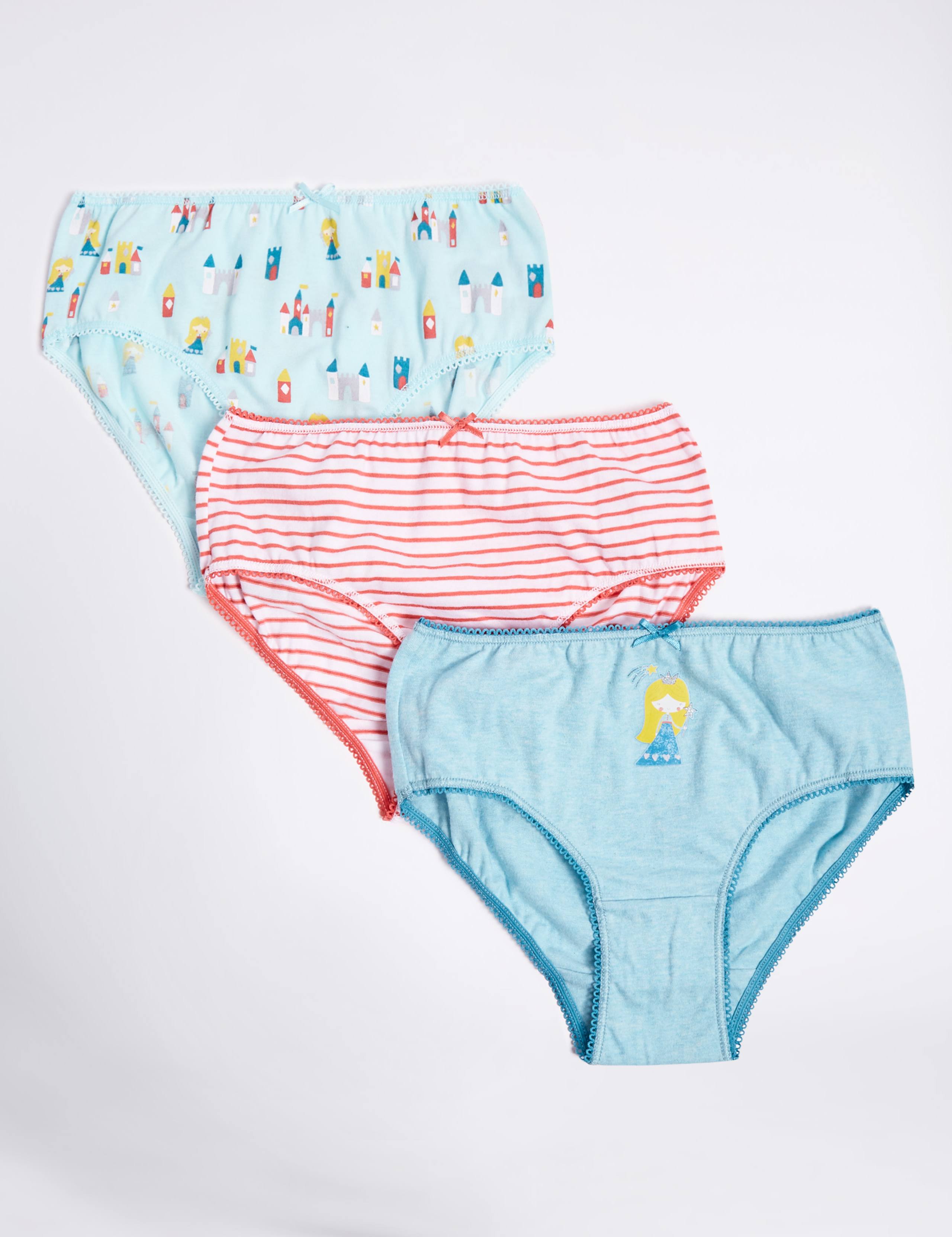 5 Pack Pure Cotton Briefs (18 Months - 12 Years) 2 of 2