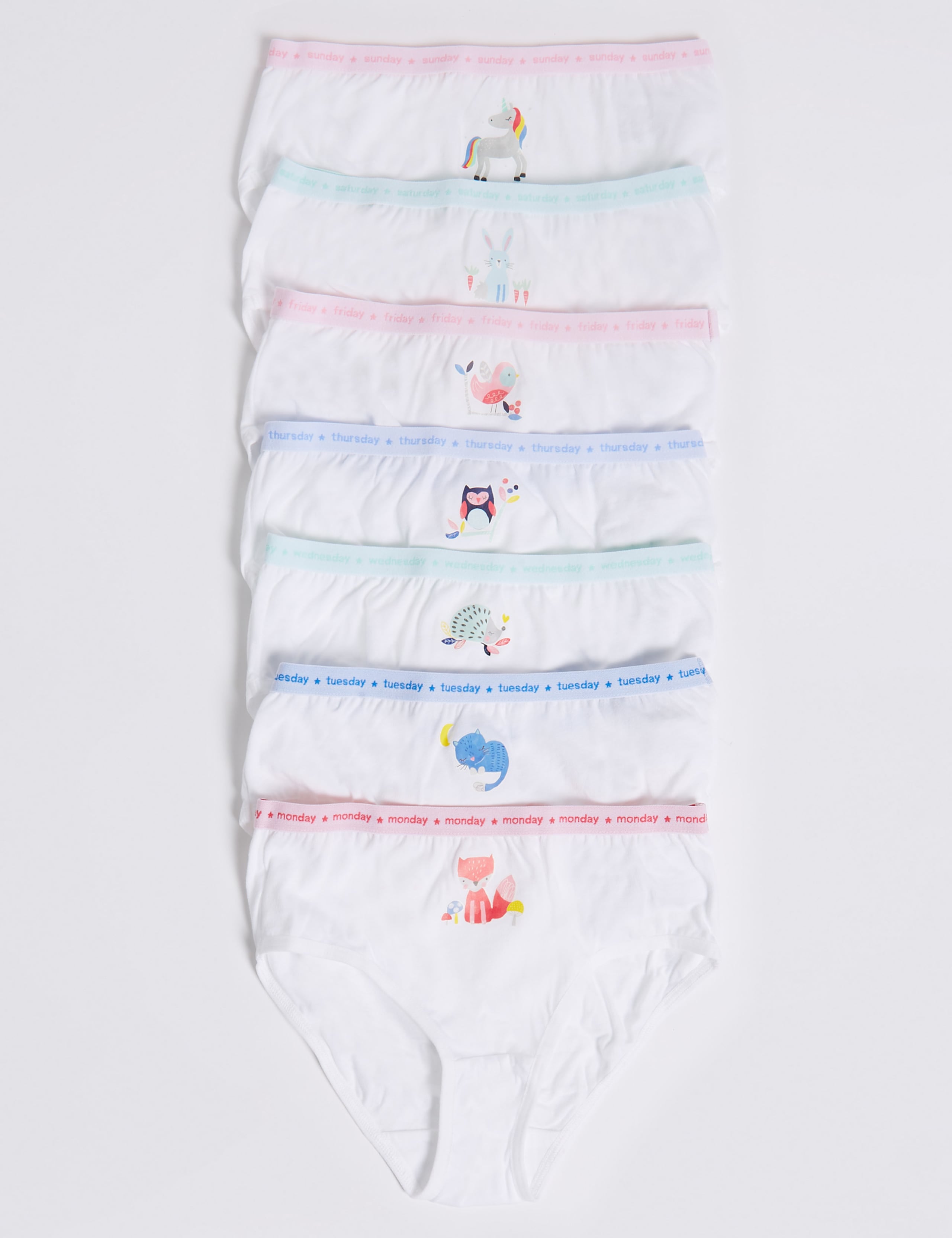 7 Pack Pure cotton Briefs (18 Months - 12 Years) 1 of 2