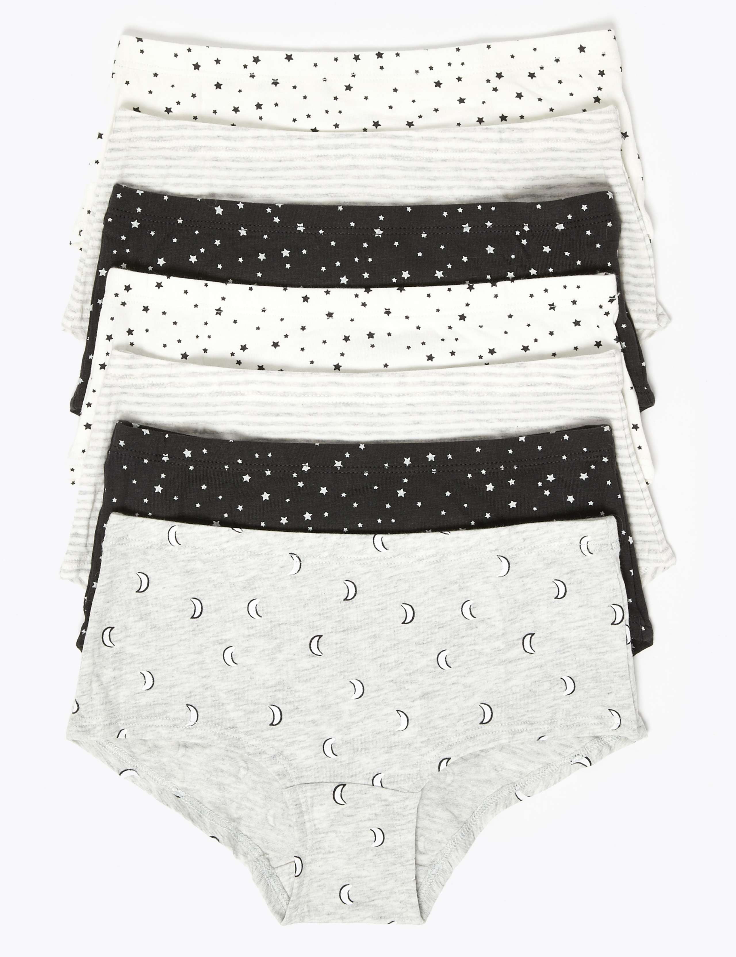7 Pack Star Shorts (2-16 Yrs) 1 of 2