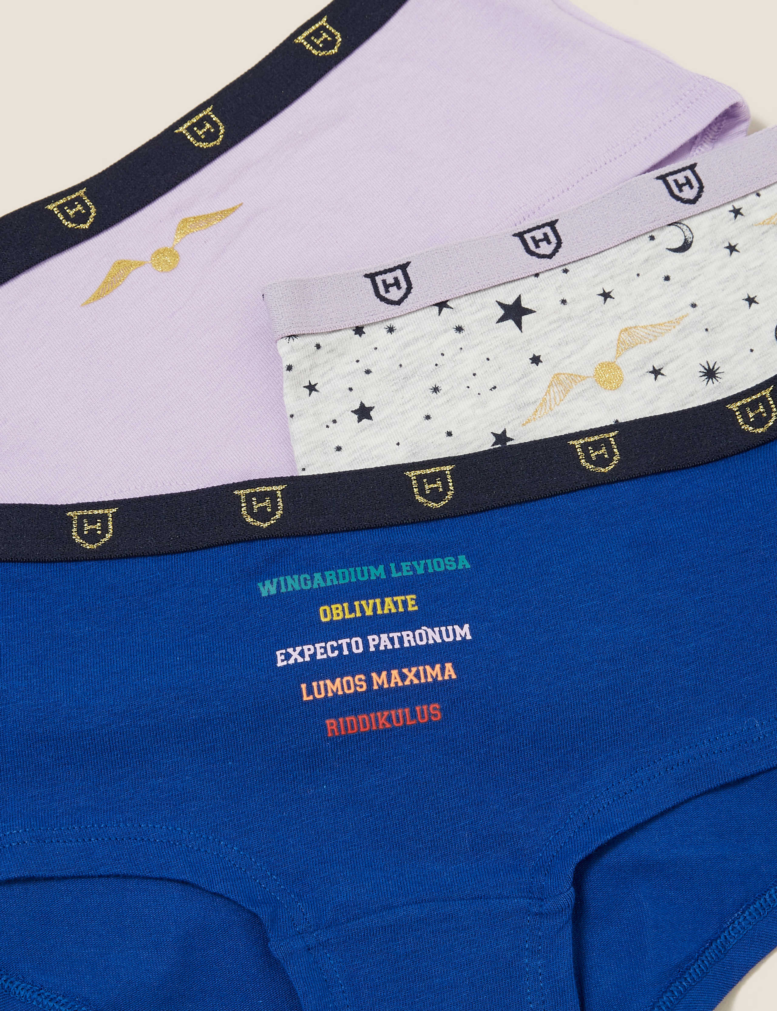 5pk Cotton Harry Potter™ Shorts (6-16 Yrs) 2 of 2