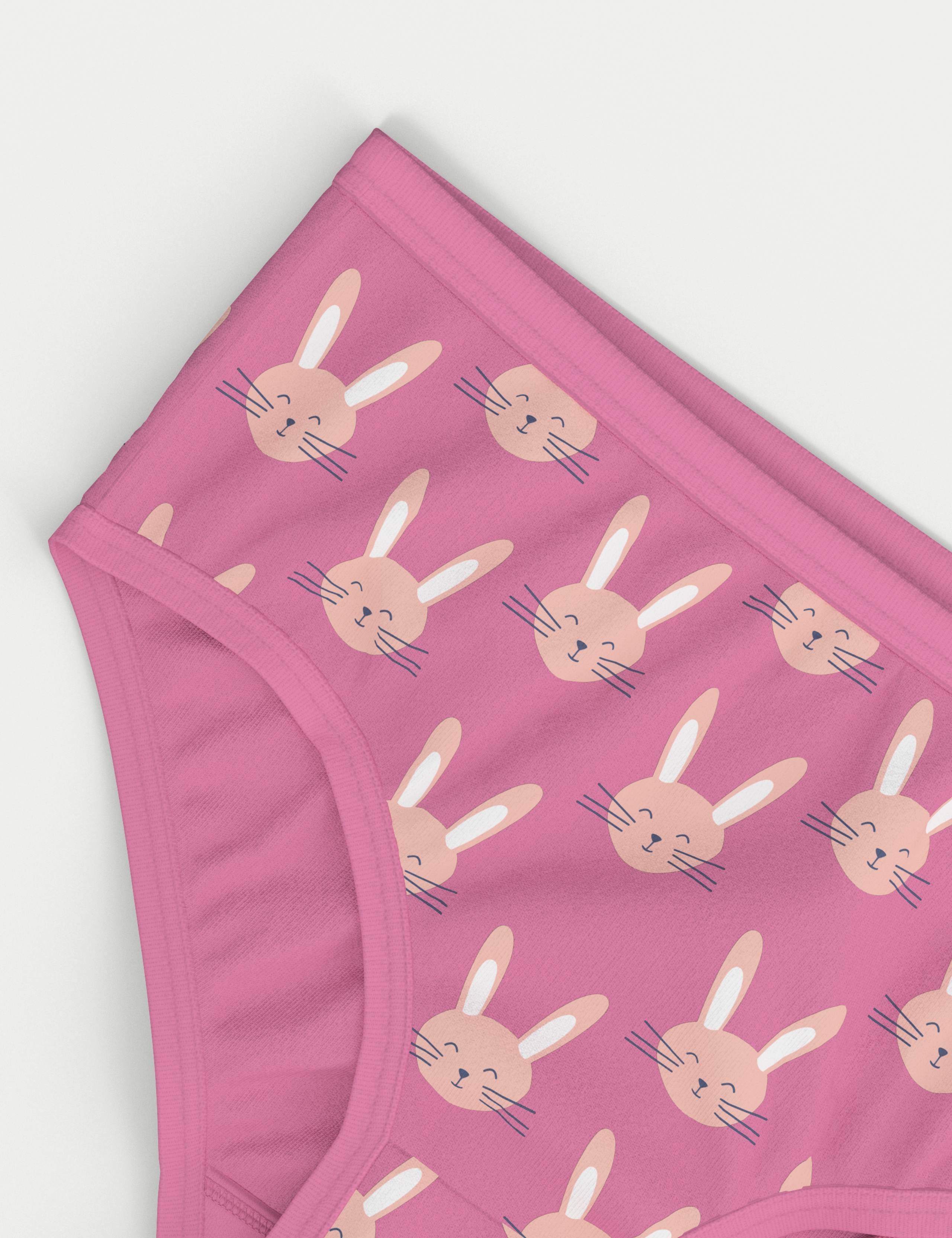 7pk Cotton with Stretch Animal Knickers (2-12 Yrs) 2 of 2
