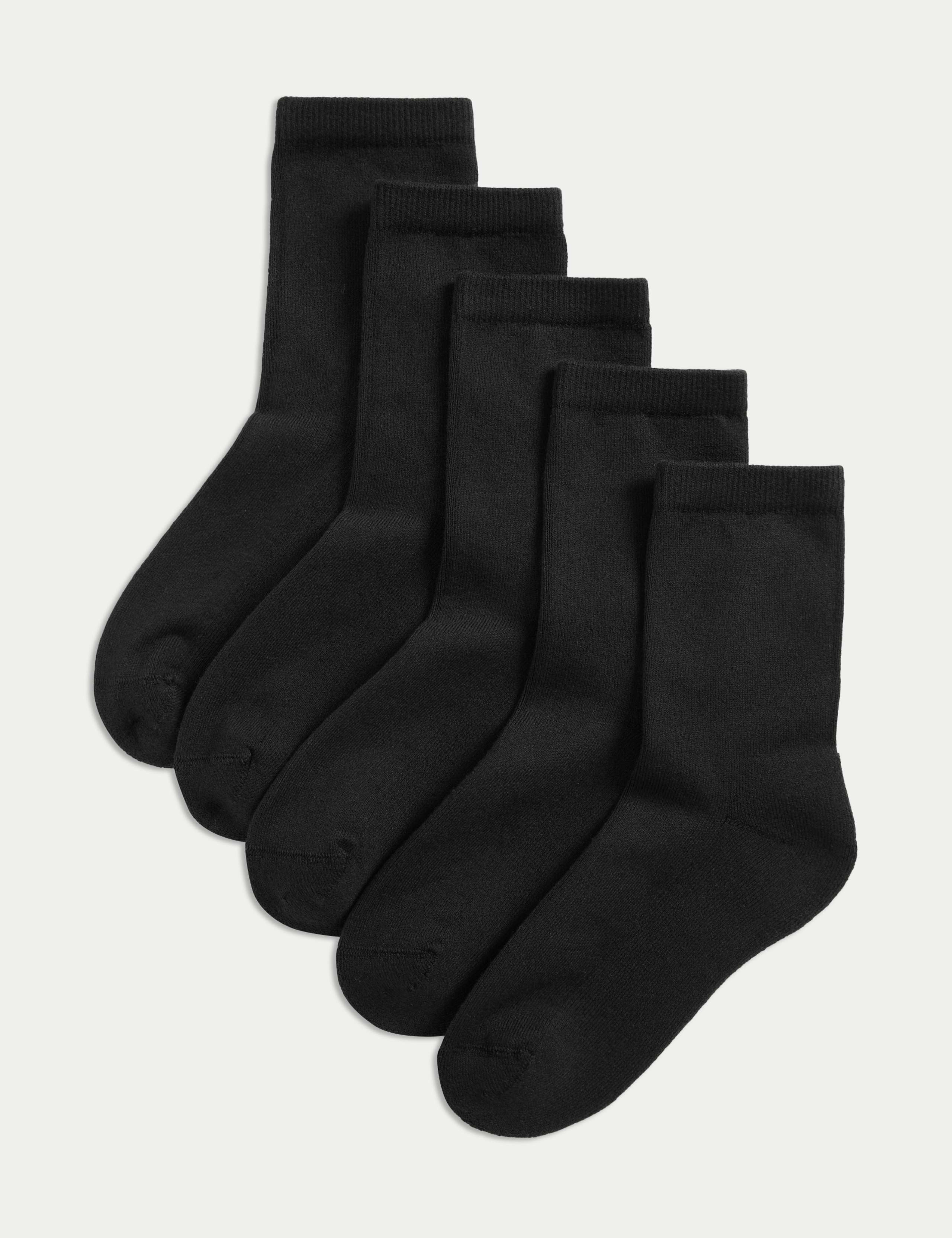 5pk Ultimate Comfort Cotton Rich Socks 1 of 2