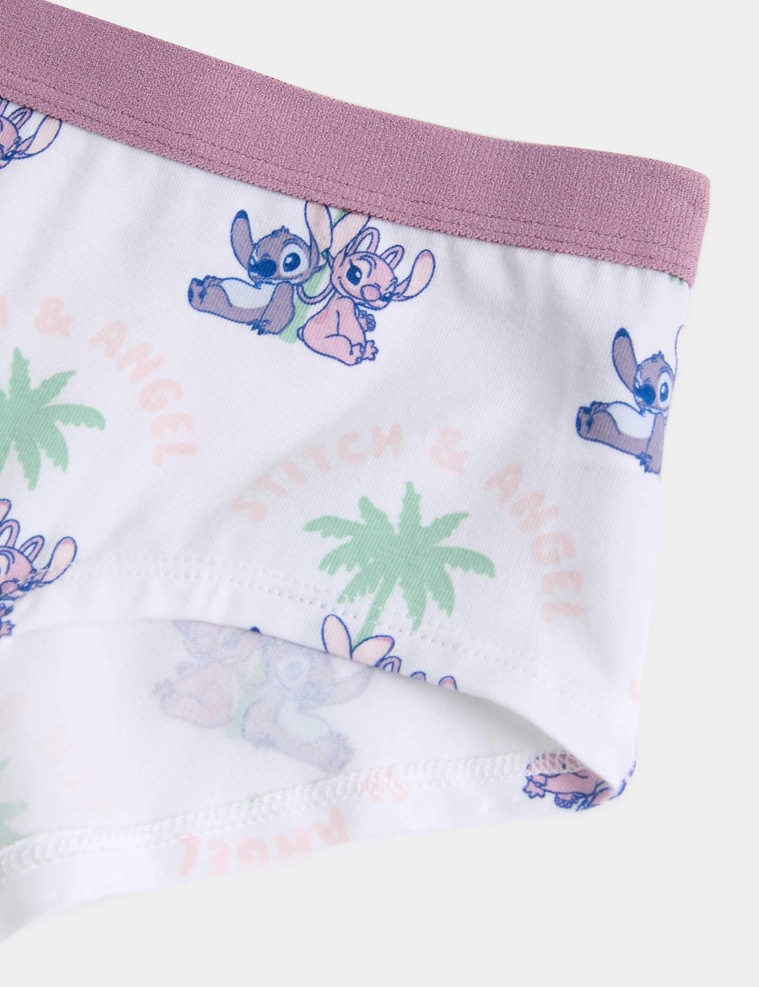 5pk Cotton with Stretch Lilo & Stitch™ Knickers (5-16 Yrs) 2 of 2
