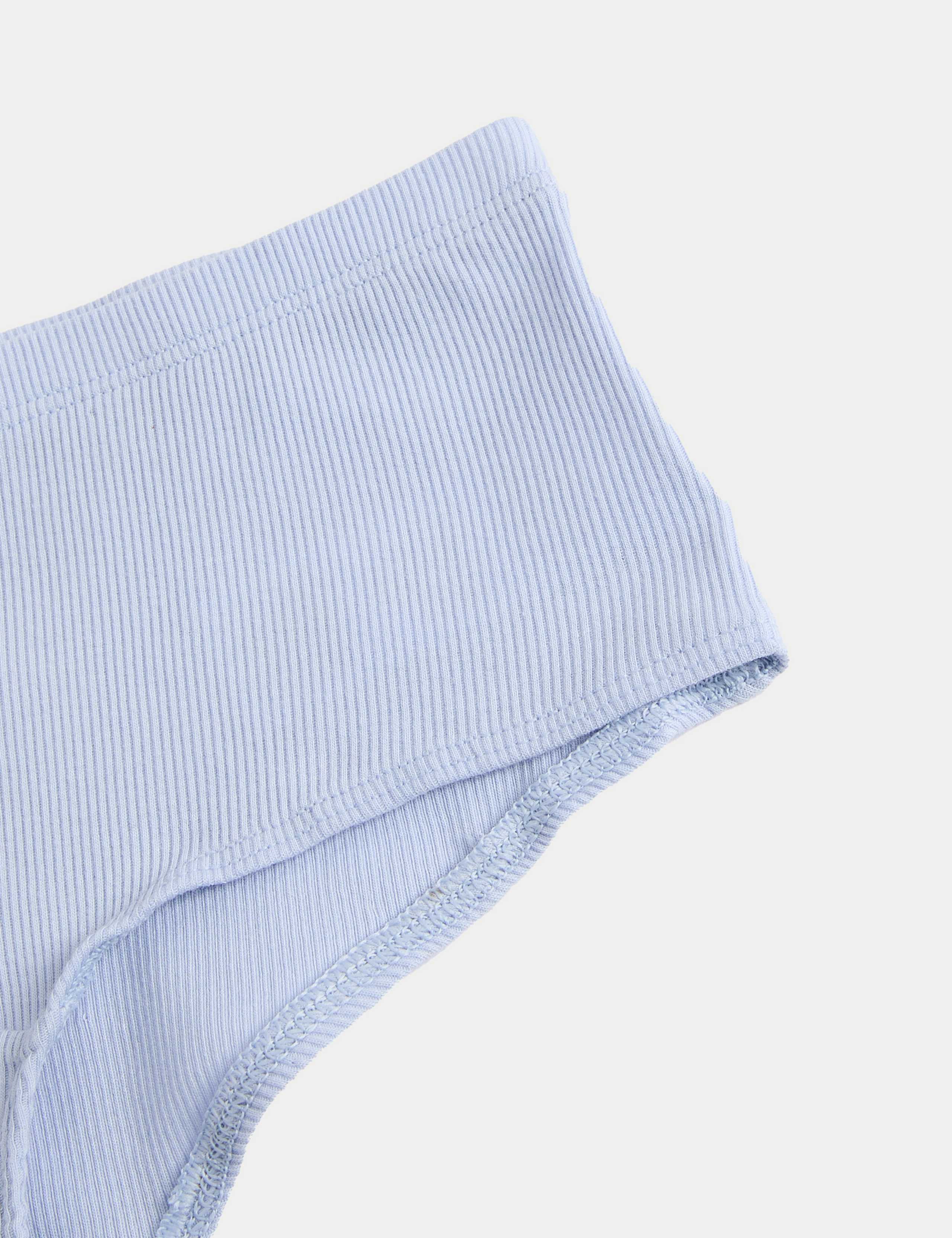 7pk Cotton Rich Ribbed Shorts (5-16 Yrs) 2 of 2