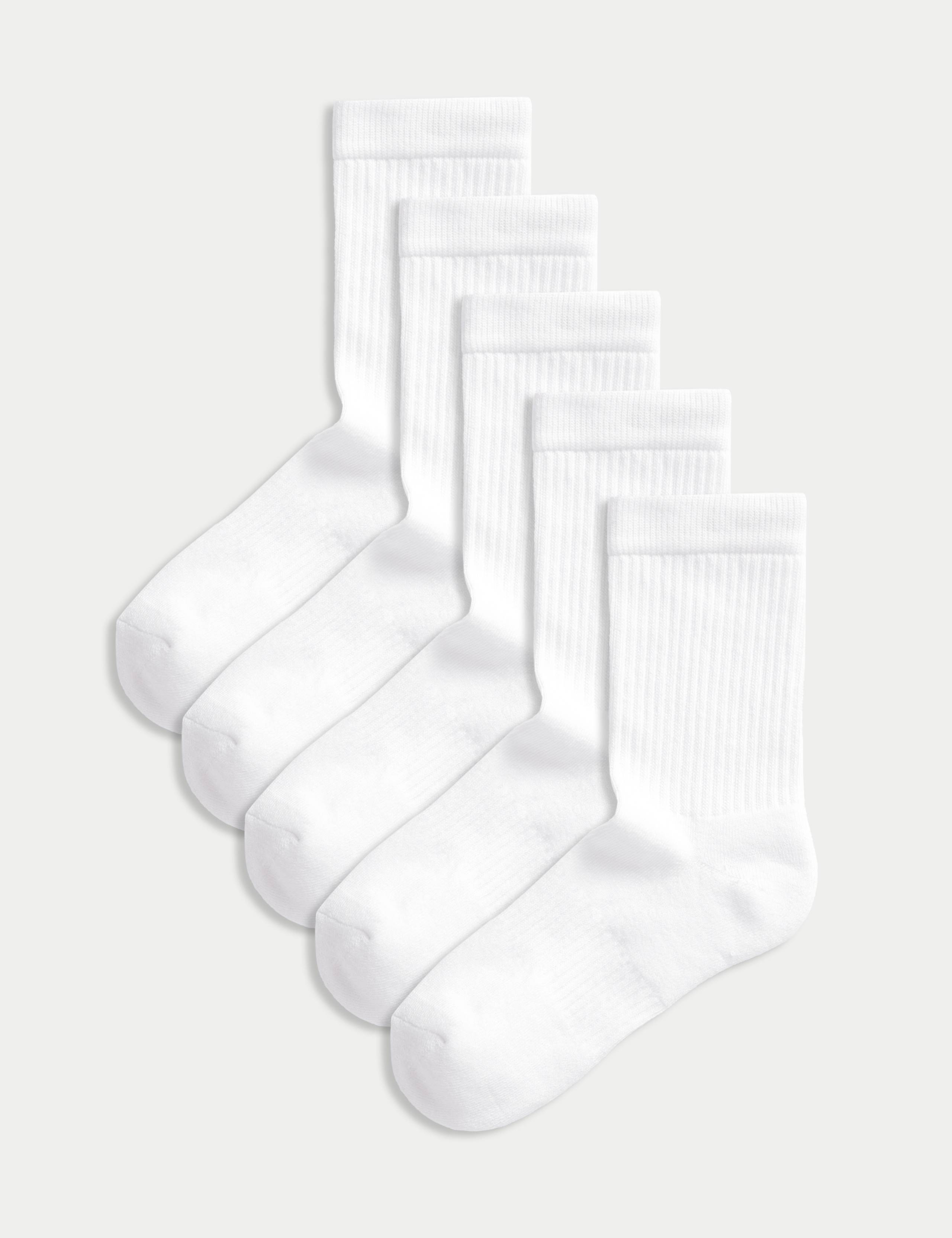 5 Pack Cotton Rich Sports Socks (6 Small - 10.5 Large) 1 of 2