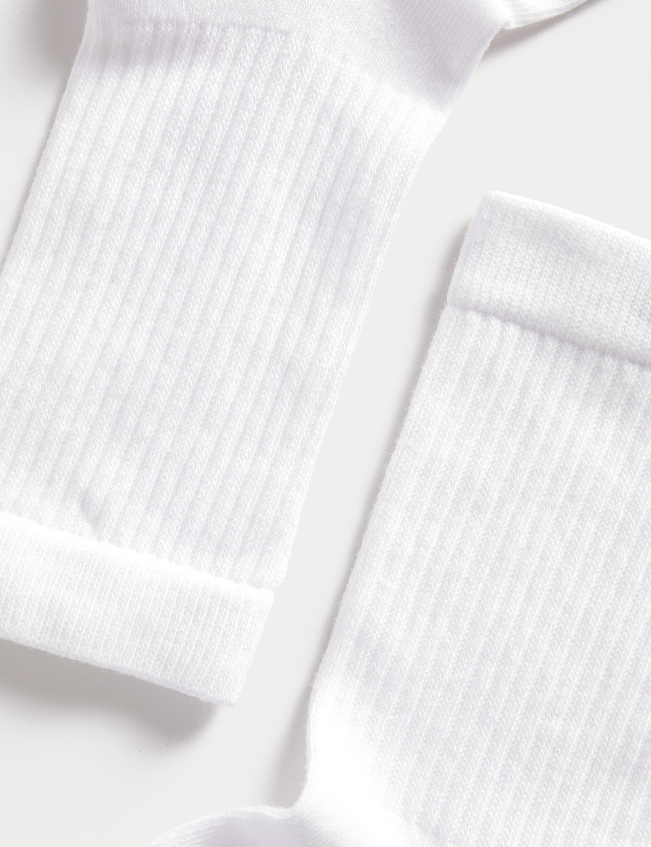 5pk Cotton Rich Sports Socks (6 Small - 10.5 Large) 2 of 2