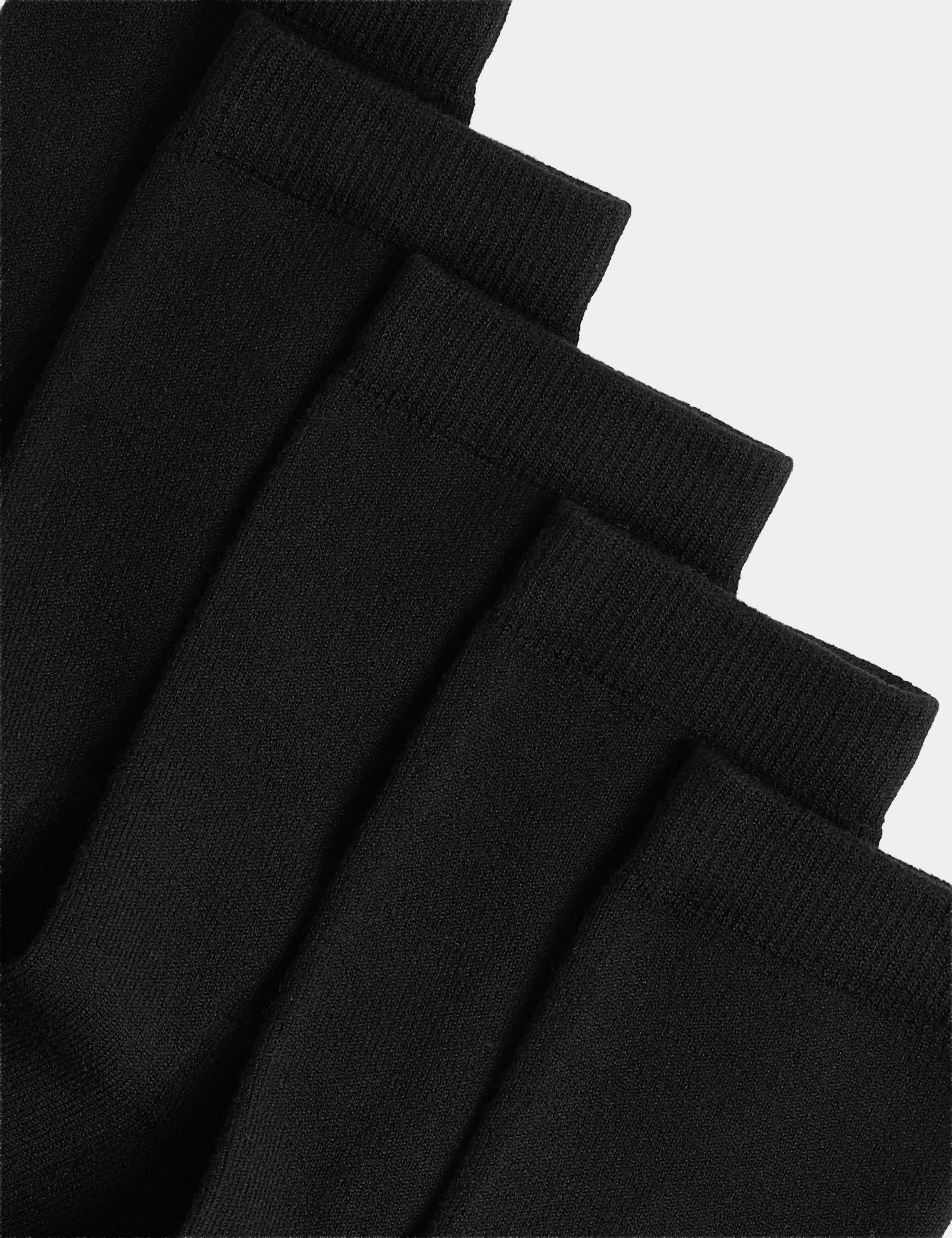 5pk Cotton Blend Comfort School Socks 2 of 2