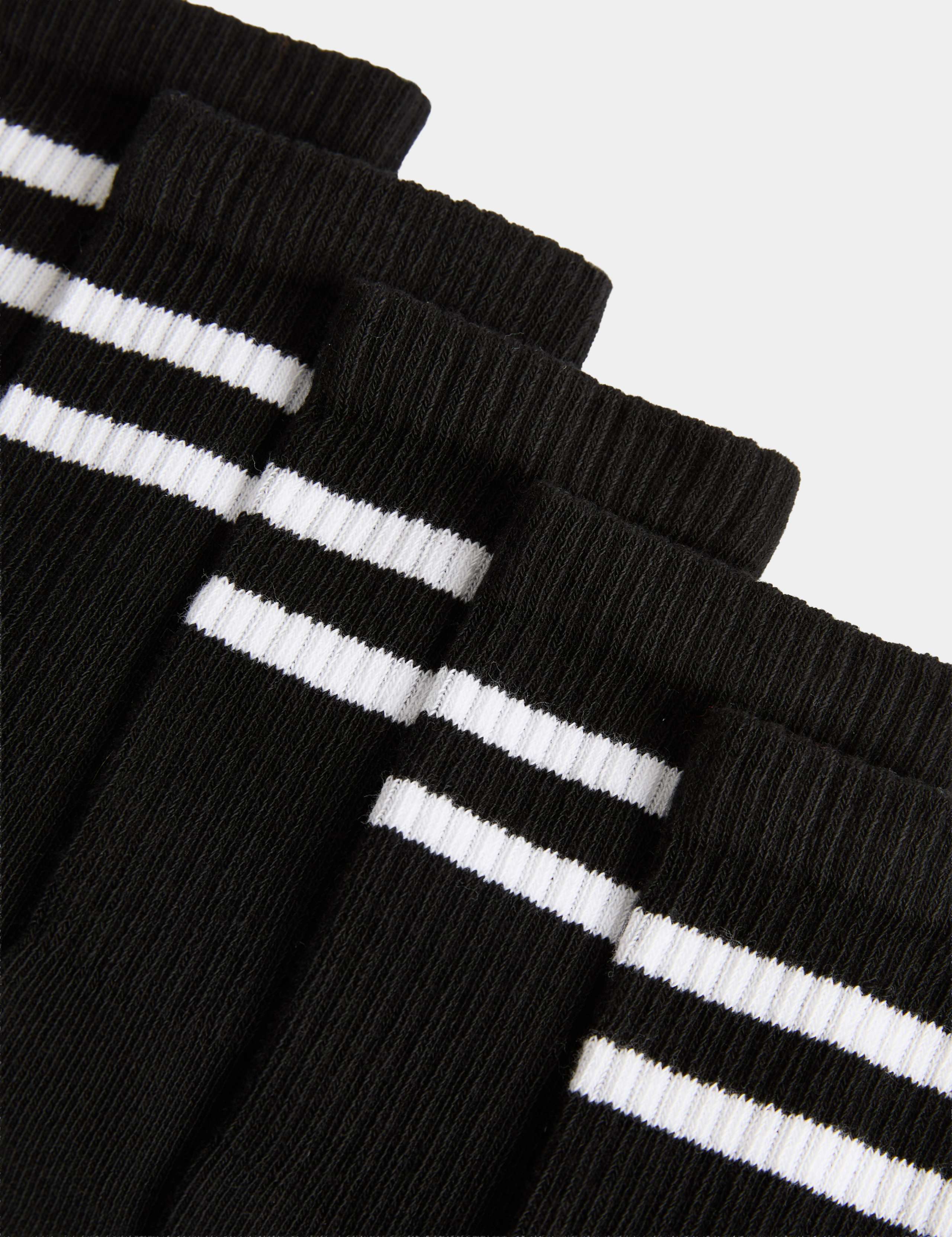5 Pack Cotton Rich Sports Striped Socks 2 of 2