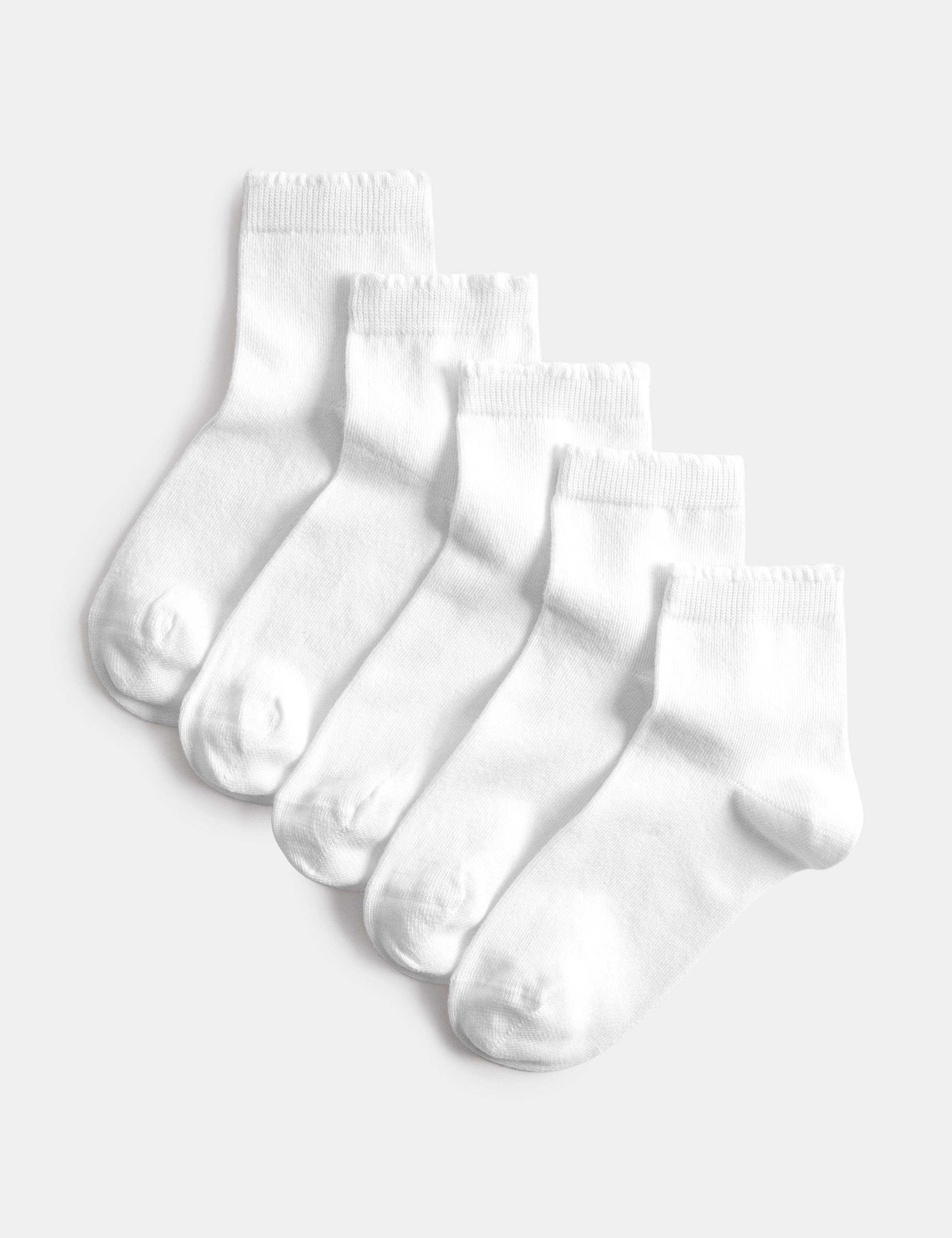 5 Pack Cotton Rich Socks (6 Small-7 Large) 1 of 1