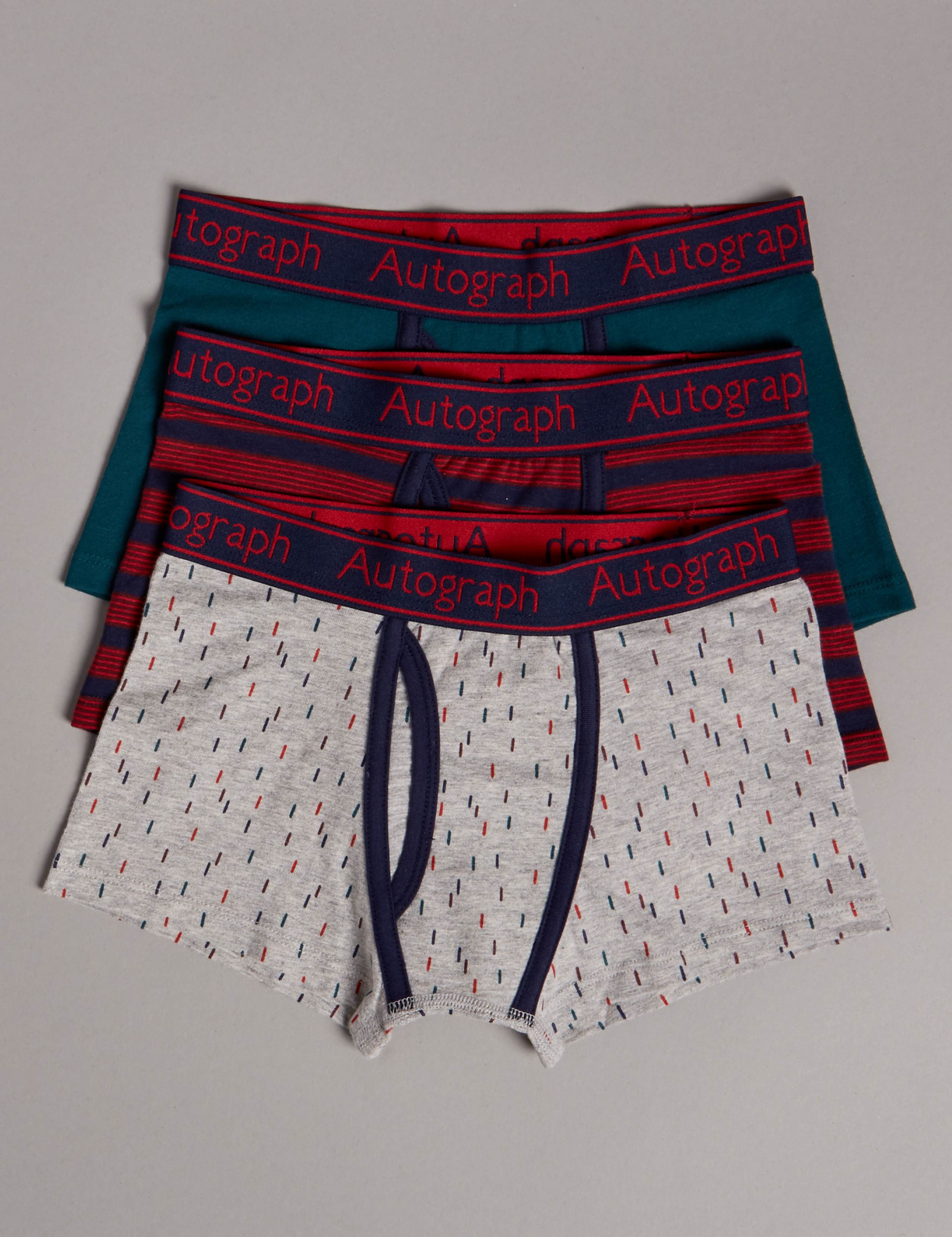 Cotton Trunks with Stretch (6-16 Years) 1 of 1