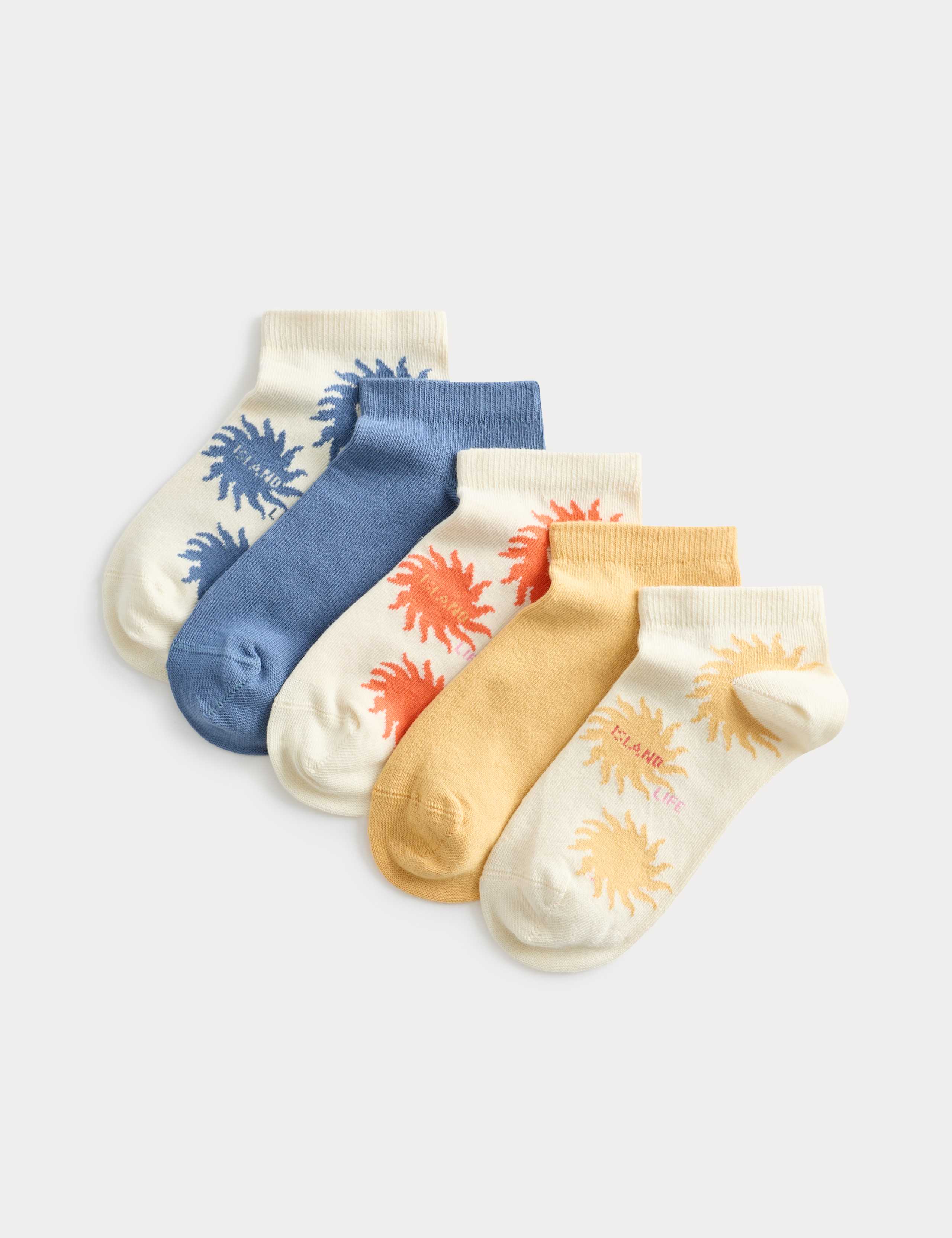 5 Pack Cotton Rich Trainer Liners™ (6 Small - 7 Large ) 1 of 2