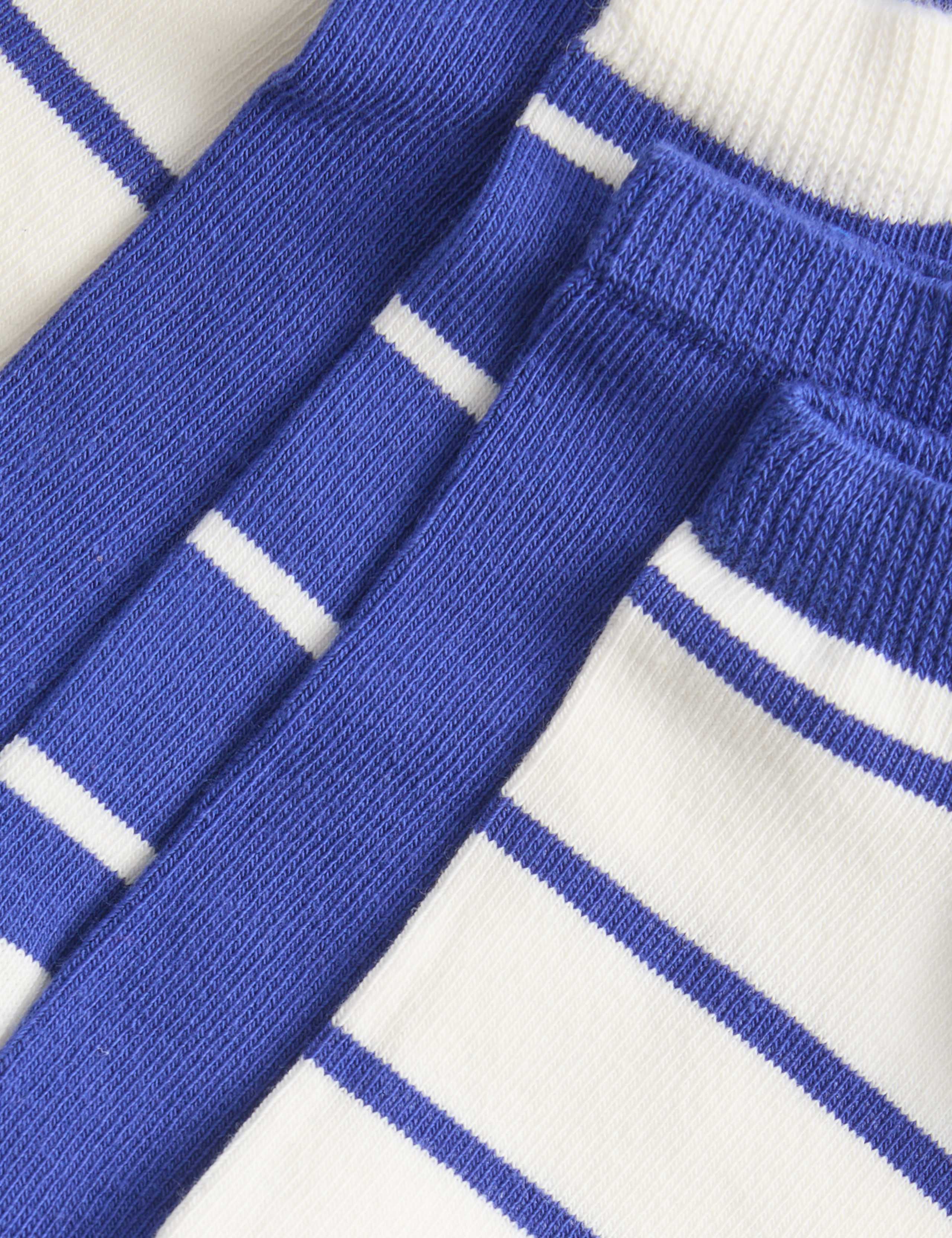 5 Pack Striped Trainer Liner Socks (6 Small-7 Large) 2 of 2