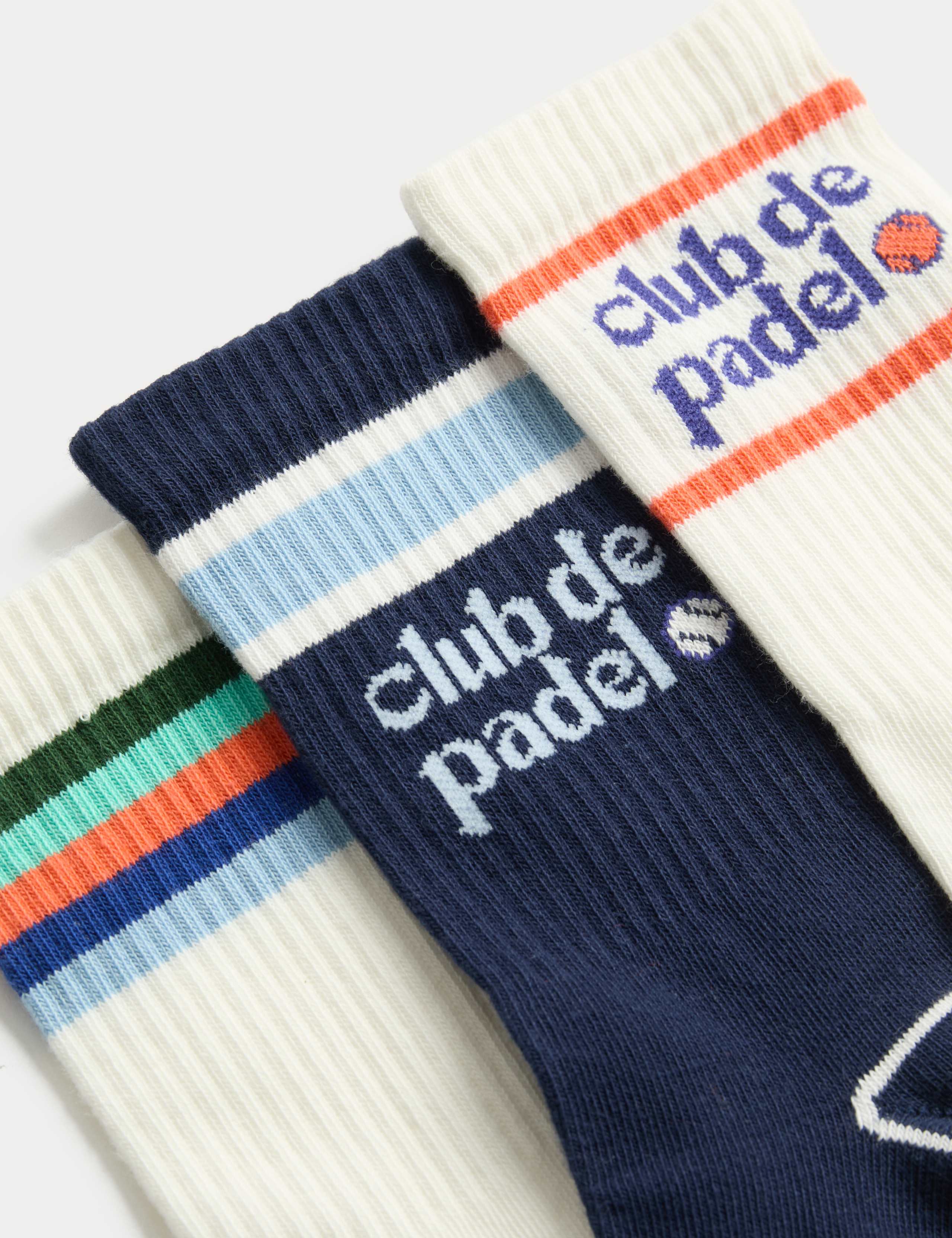 3 Pack Club De Padel Socks (6 Small - 7 Large) 2 of 2