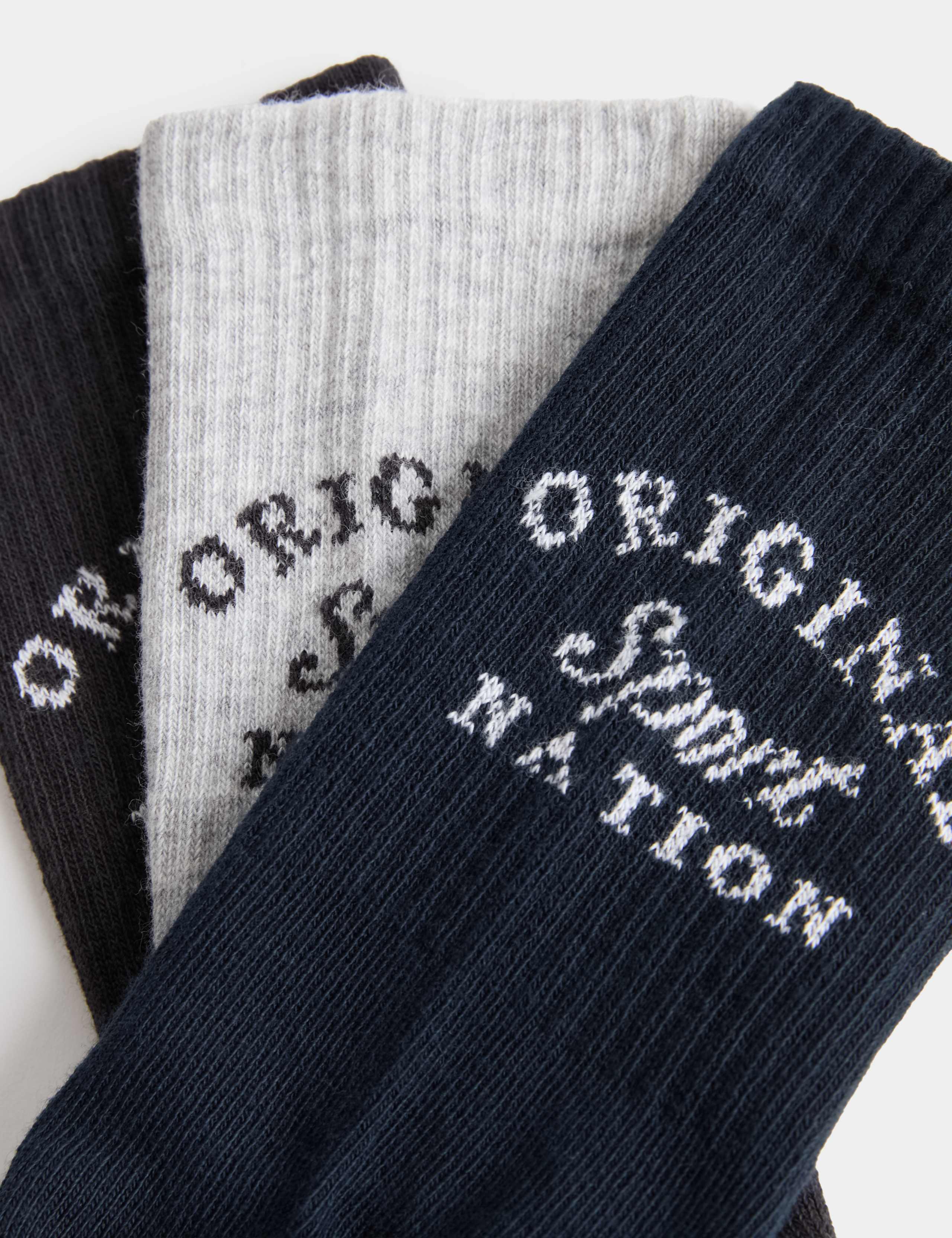 5 Pack Sport Nation Sports Socks (6 Small - 7 Large) 2 of 2
