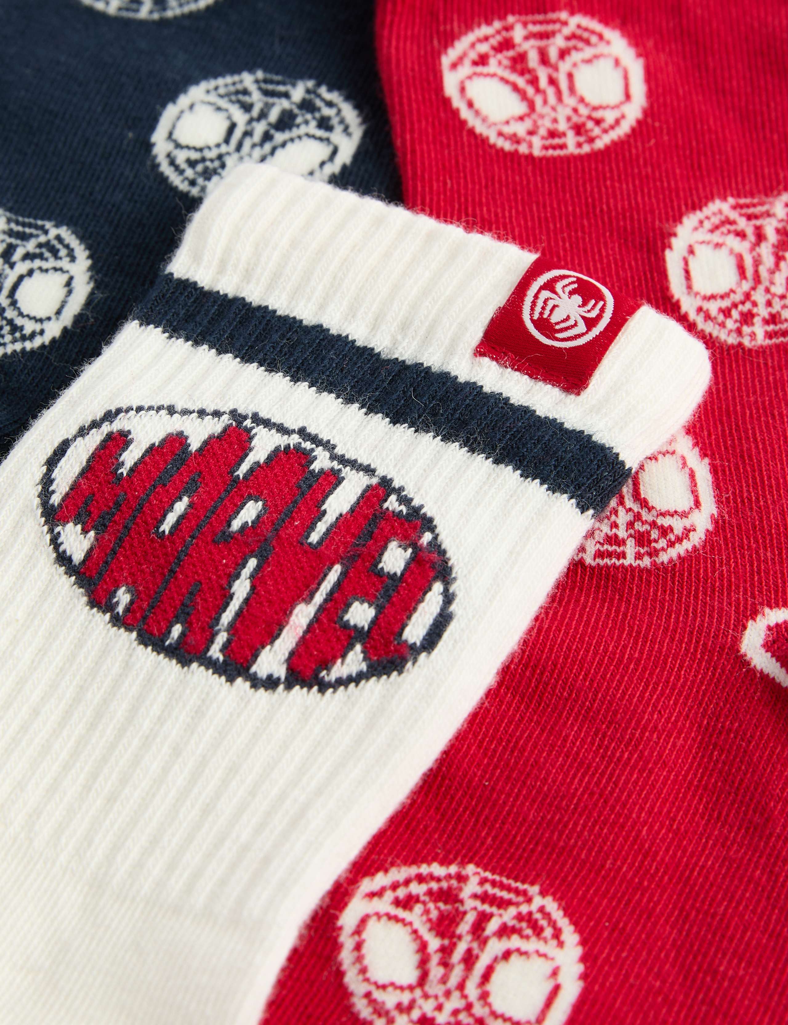 3 Pack Cotton Rich Spider-Man™ Socks 2 of 2