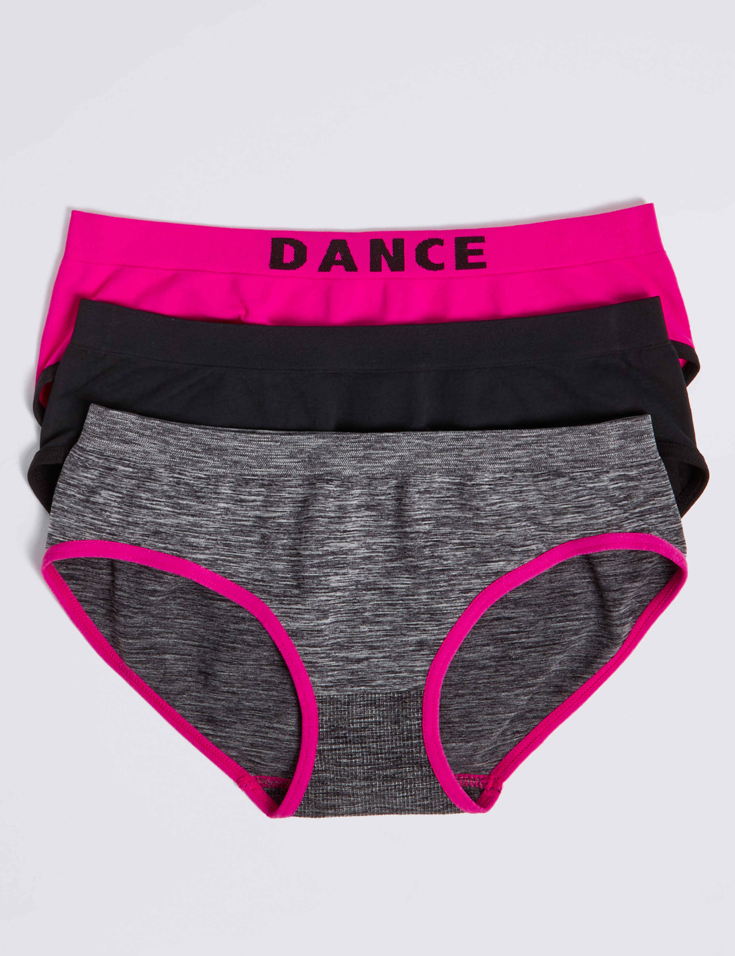 Seamfree Dance Bikini Knickers (6-16 Years) 1 of 2