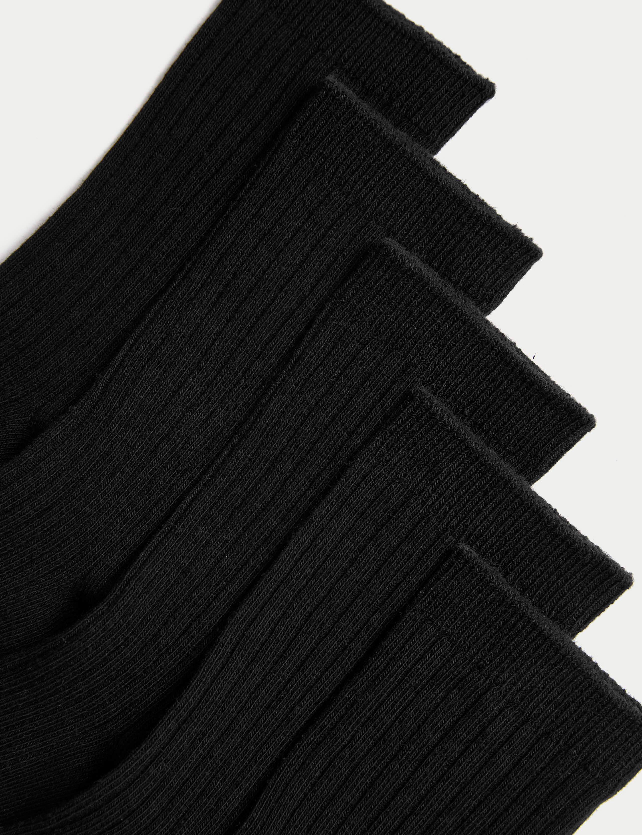 5pk of Ribbed School Socks 3 of 3