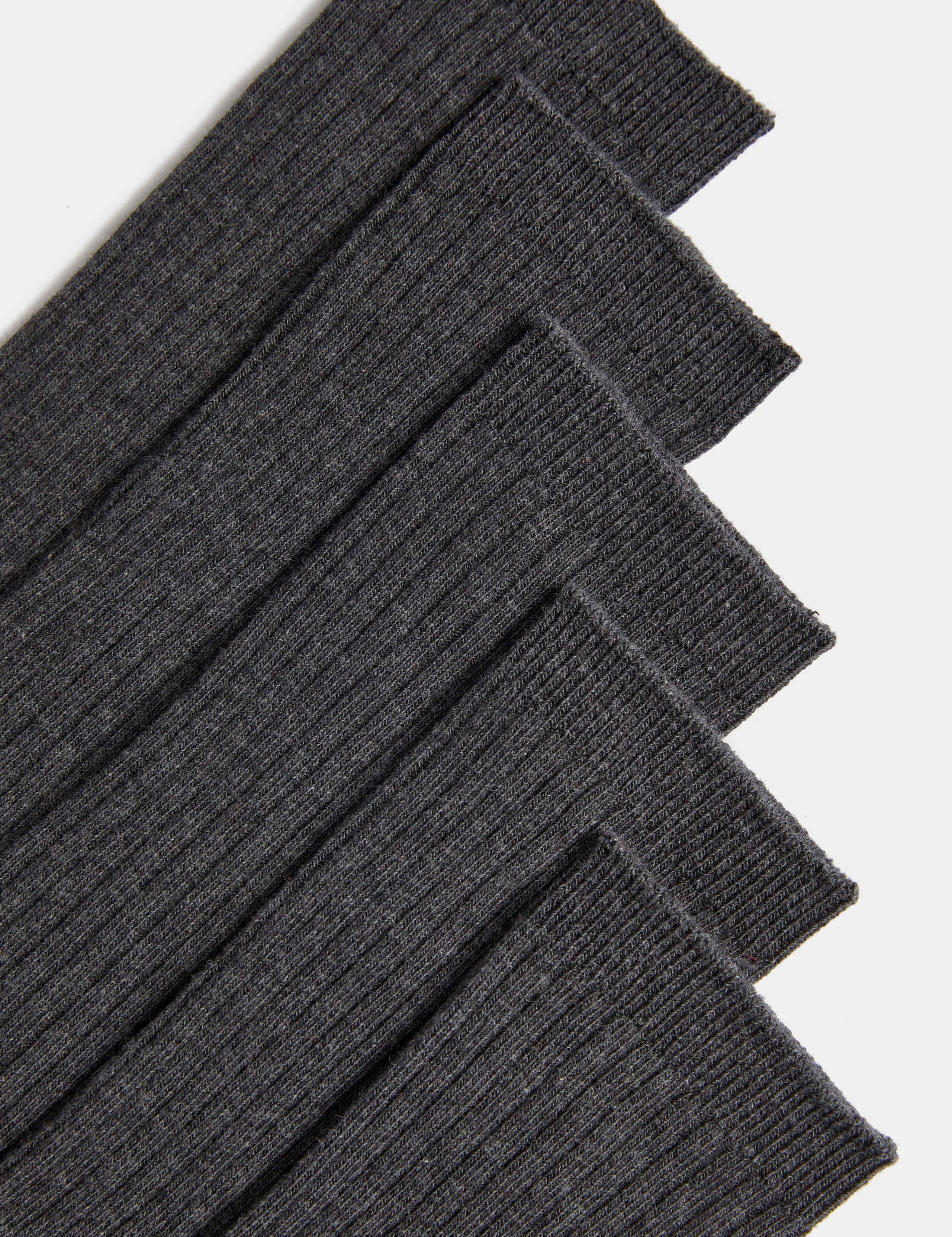 5 Pack of Long Ribbed School Socks 3 of 3