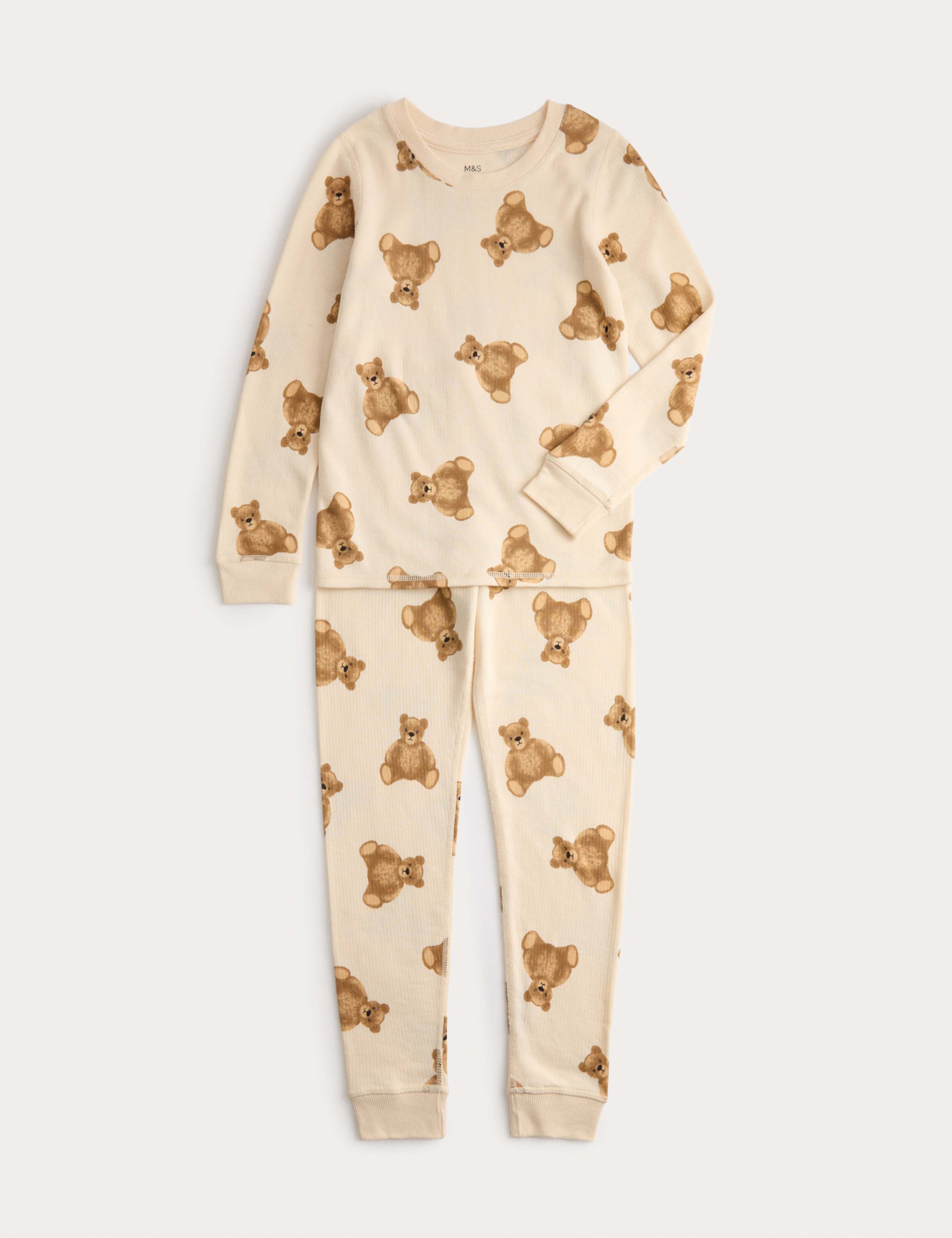 Thermal Cotton Blend Spencer Bear Set (2-12 Yrs) 1 of 2