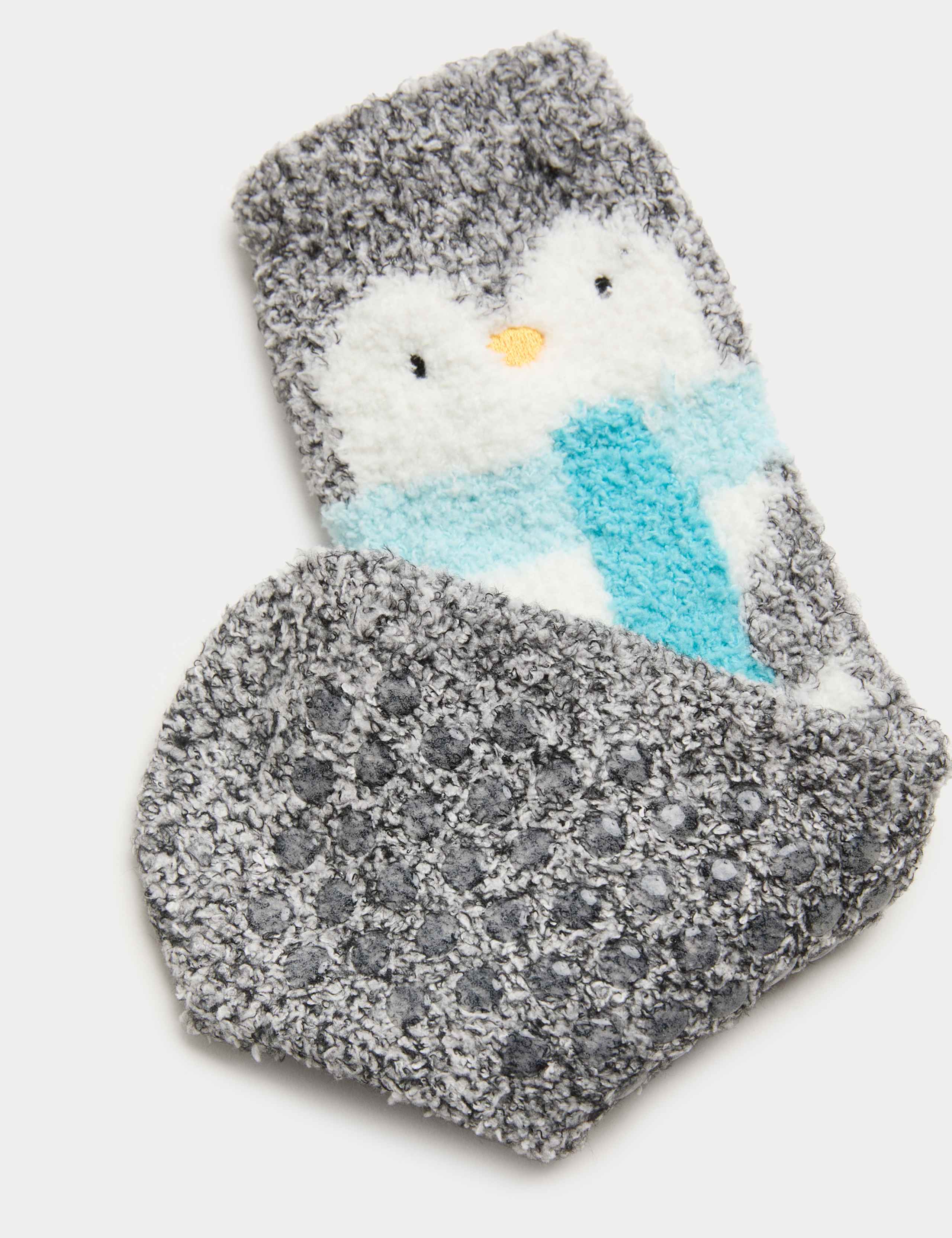 Penguin Cosy Slipper Socks in Gift Box 2 of 2