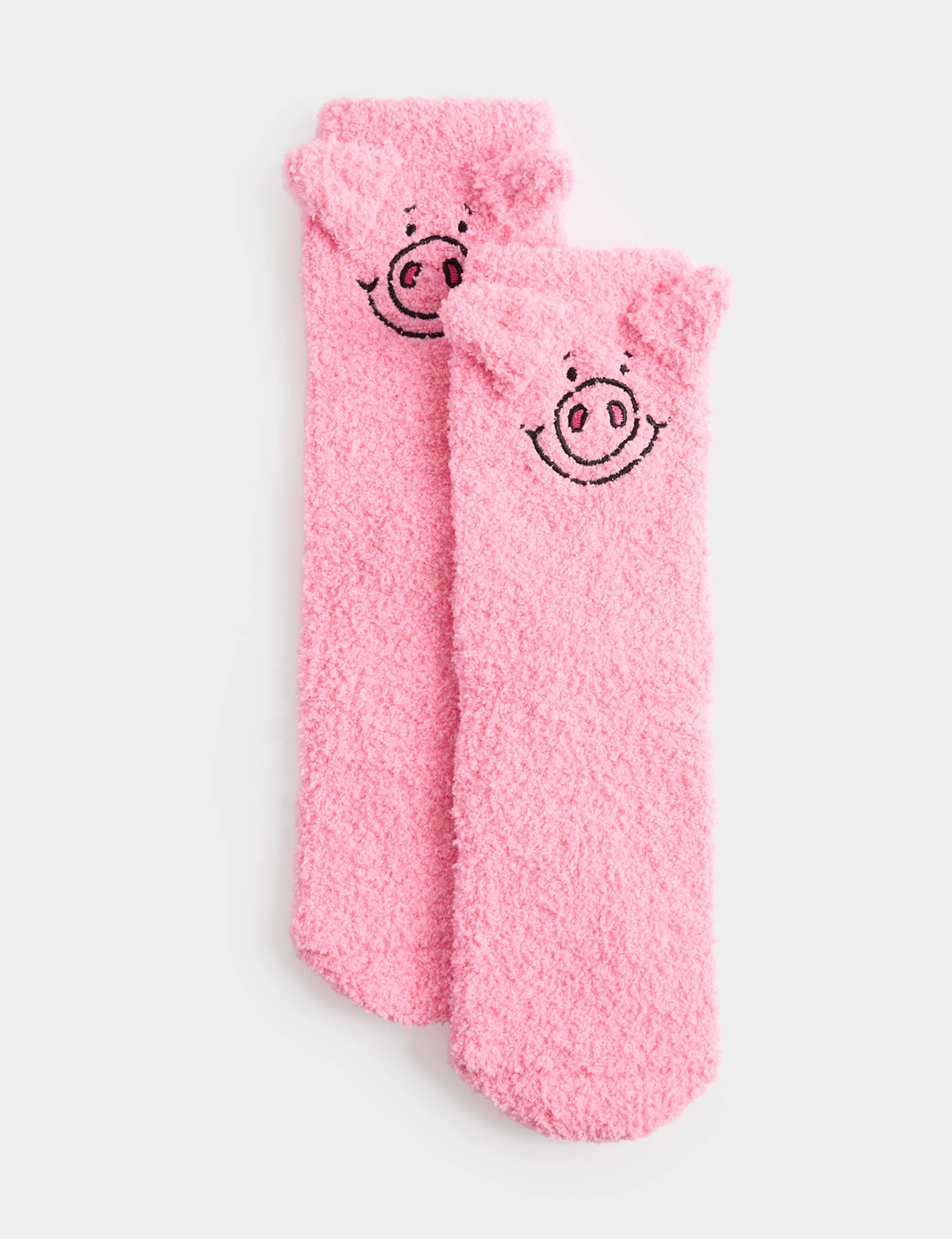 Cosy Percy Pig™ Slipper Socks 1 of 2