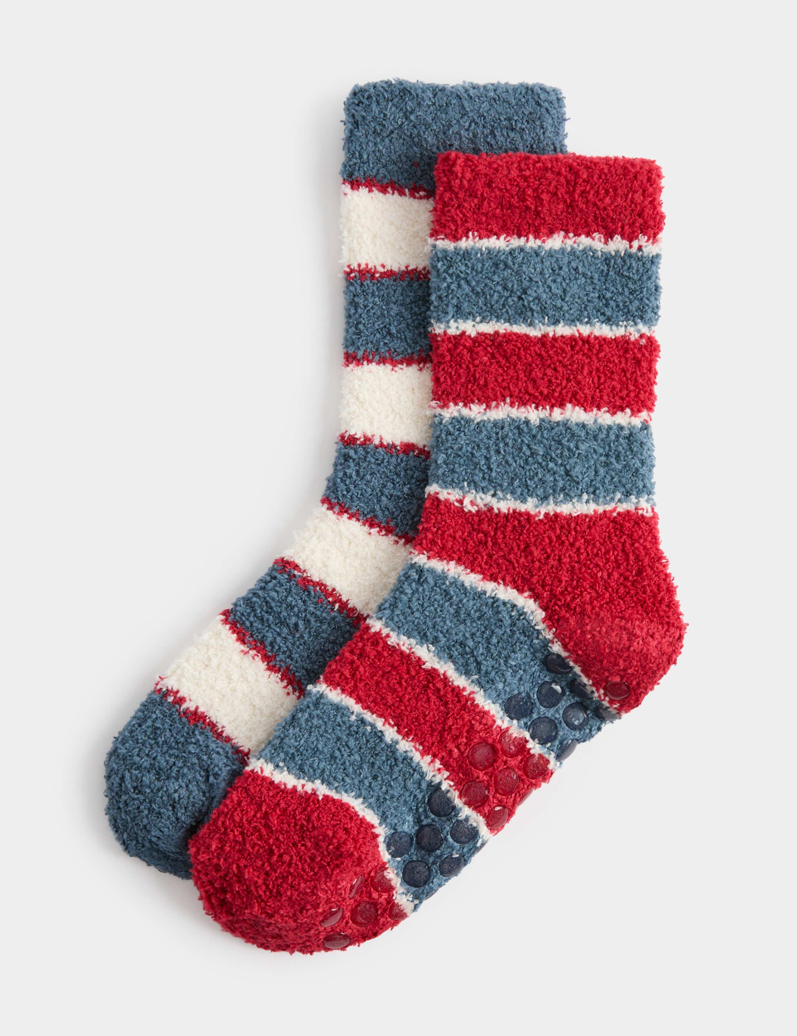 Striped Cosy Slipper Socks 1 of 2